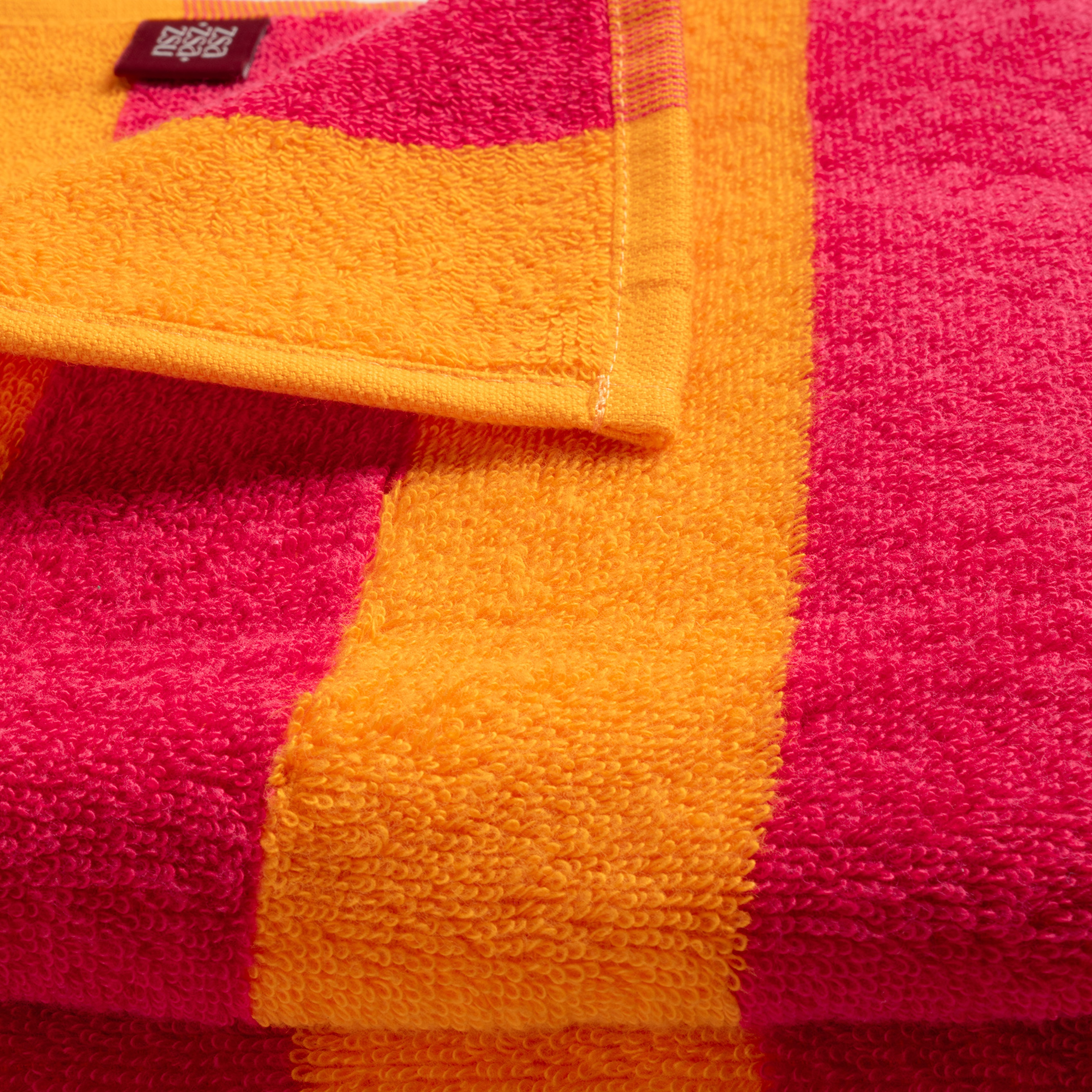 Tabea Pamuk Pamuk %100 Pamuk Yüz Havlusu 50x90 Cm Turuncu - Fuşya