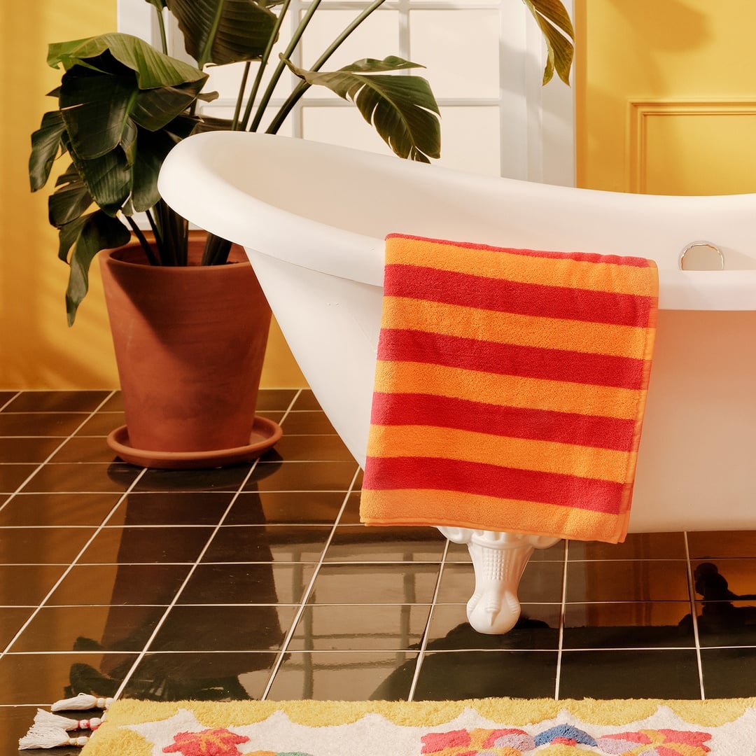 Tabea Pamuk Pamuk %100 Pamuk Yüz Havlusu 50x90 Cm Turuncu - Fuşya