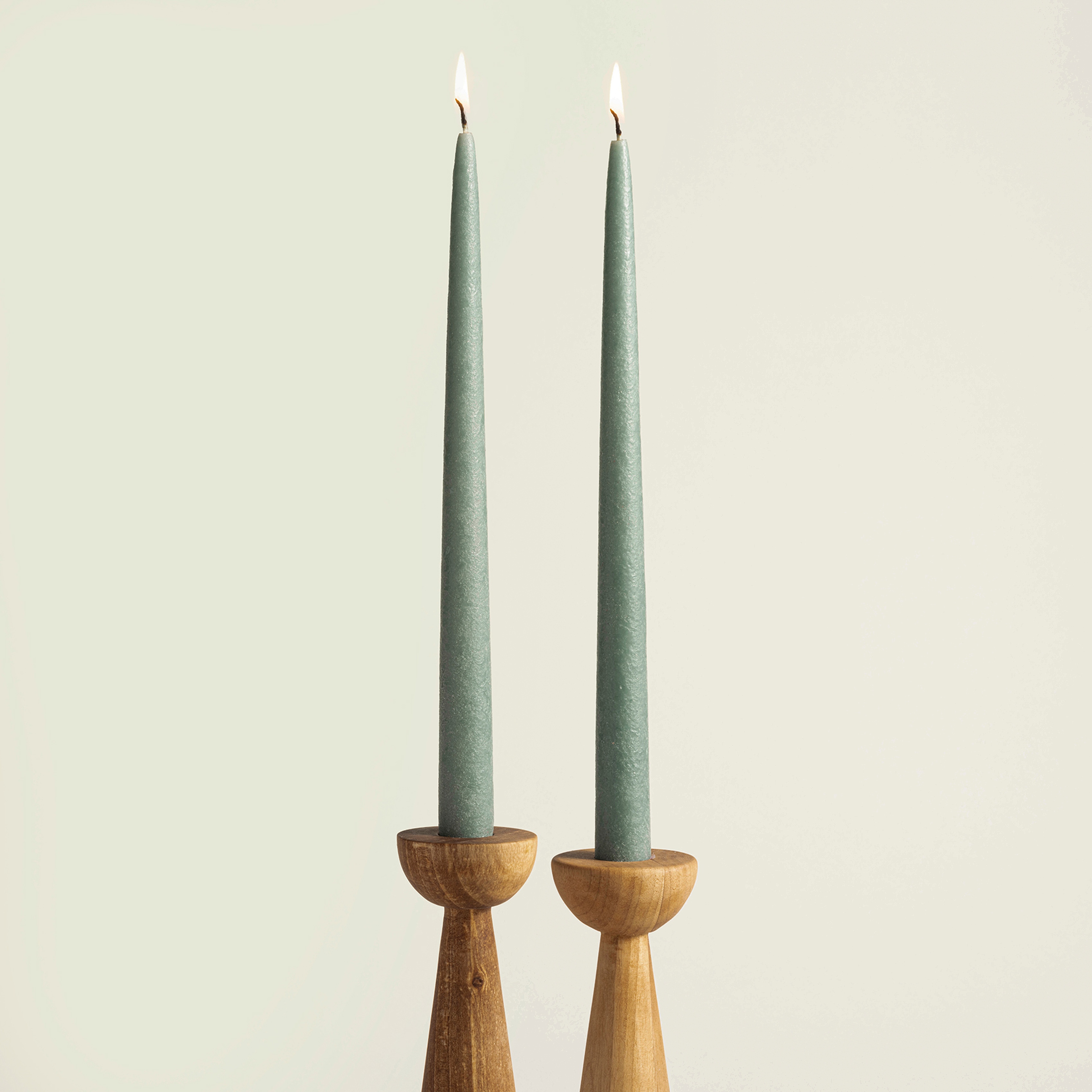 Deurne Parafın Mum 2.2x2.2x30 Cm Turkuaz