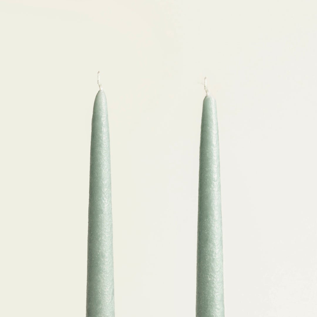 Deurne Parafın Mum 2.2x2.2x30 Cm Turkuaz