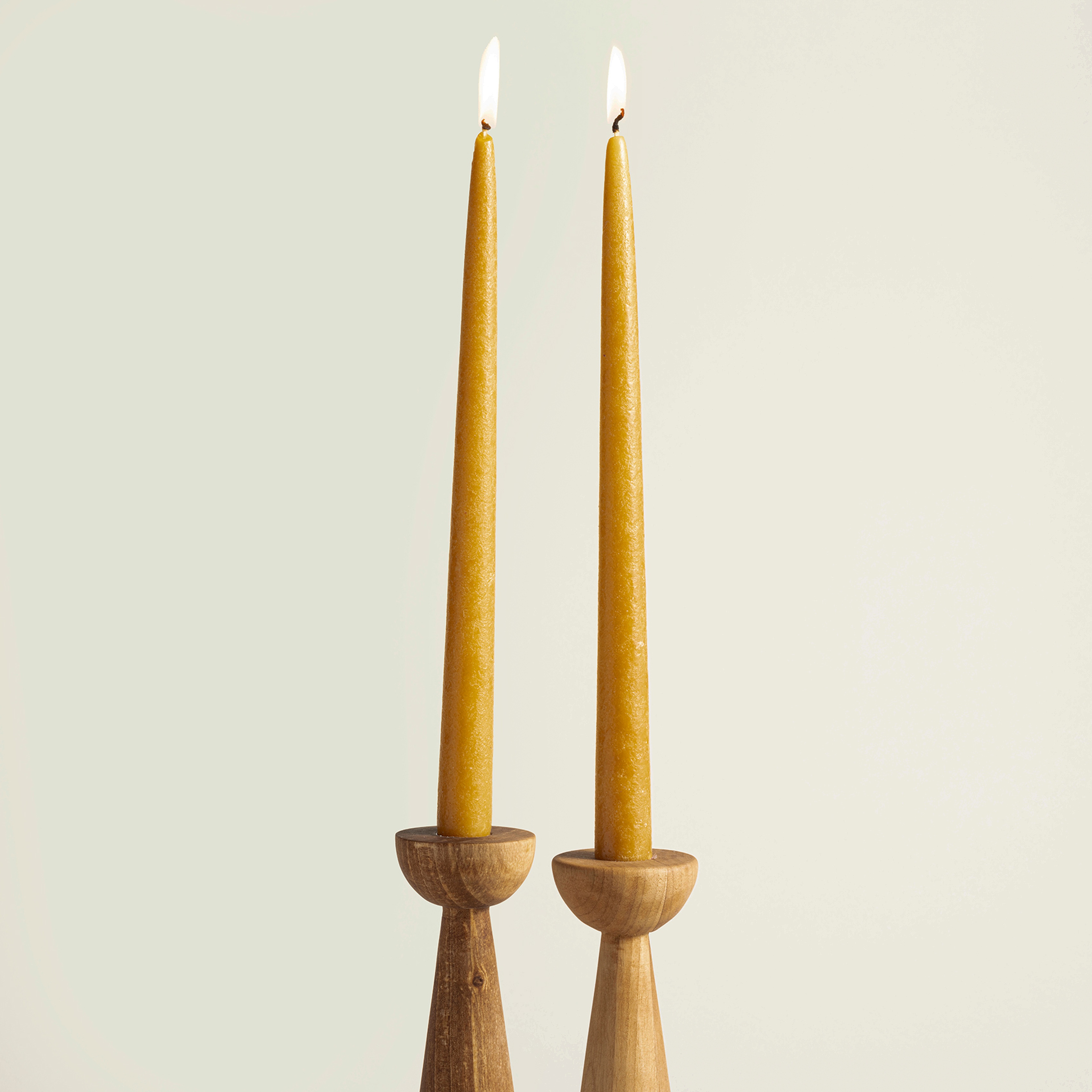 Deurne Parafın Mum 2.2x2.2x30 Cm Hardal