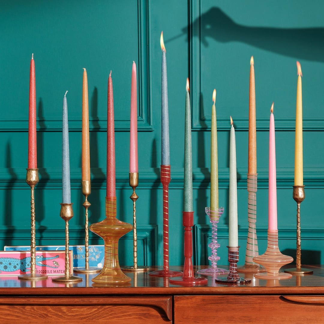 Deurne Parafın Mum 2.2x2.2x30 Cm Hardal