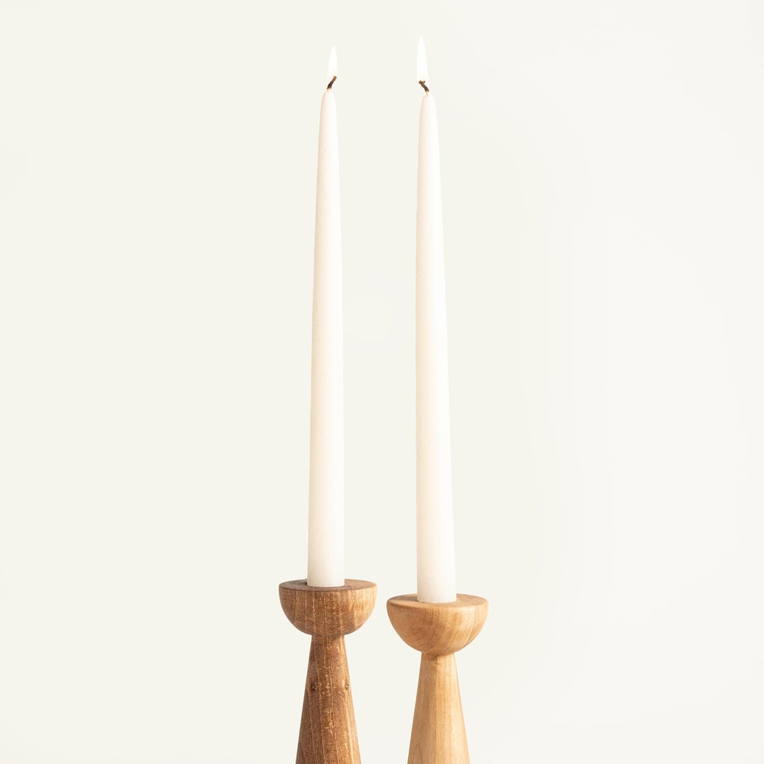 Deurne Parafın Mum 2.2x2.2x30 Cm Beyaz