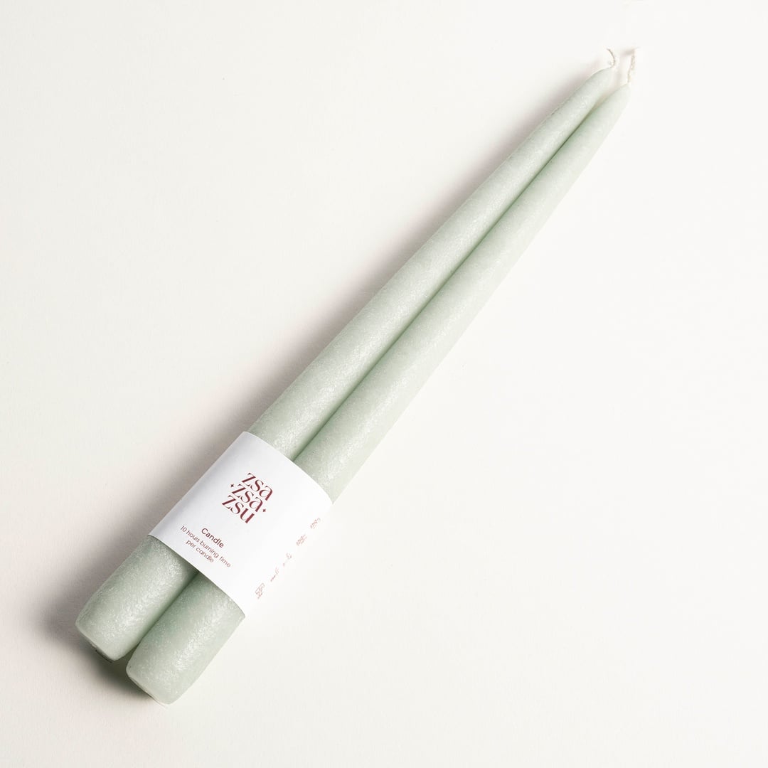 Deurne Parafın Mum 2.2x2.2x30 Cm Aqua