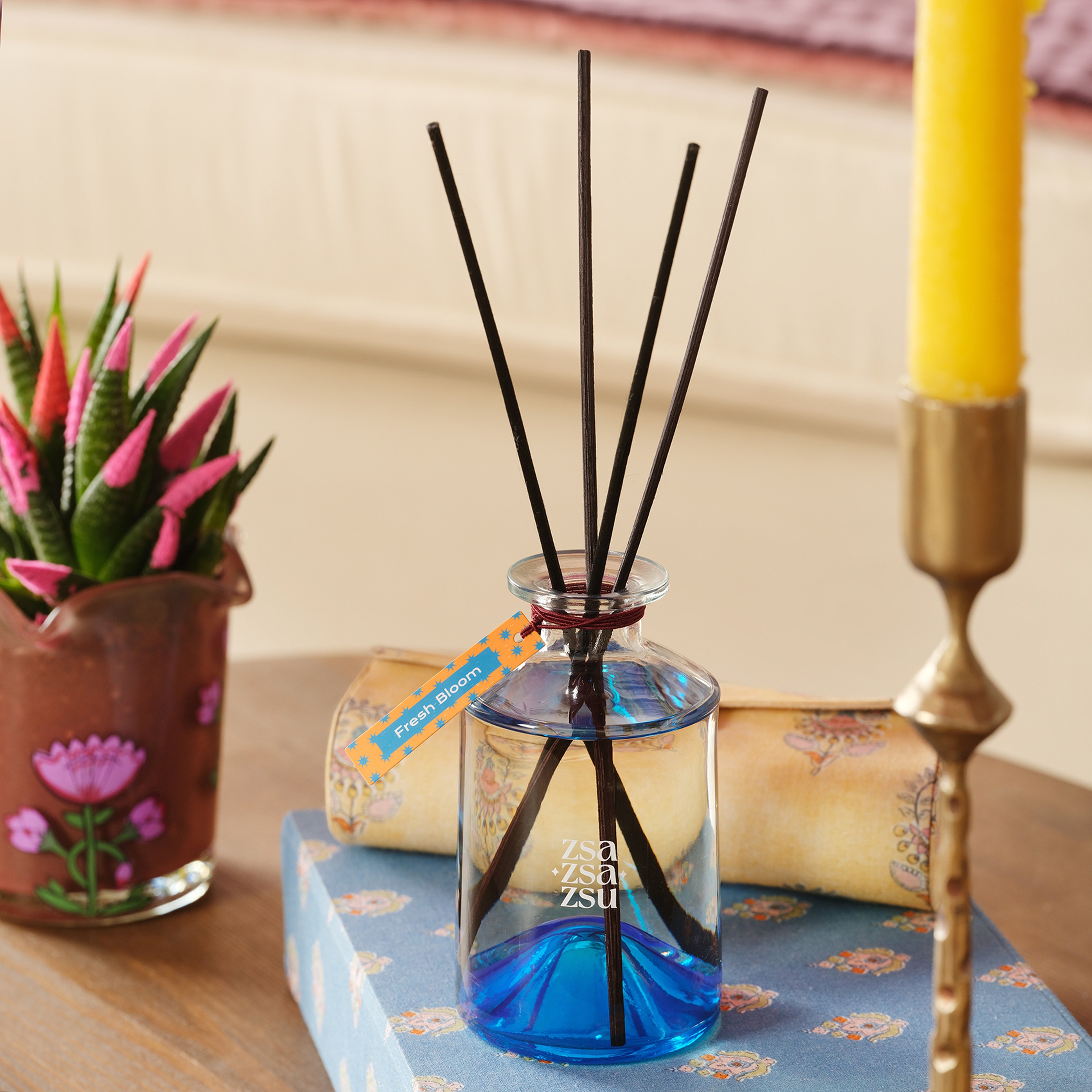 Fresh Bloom Çubuklu Oda Kokusu 190 Ml Mavi