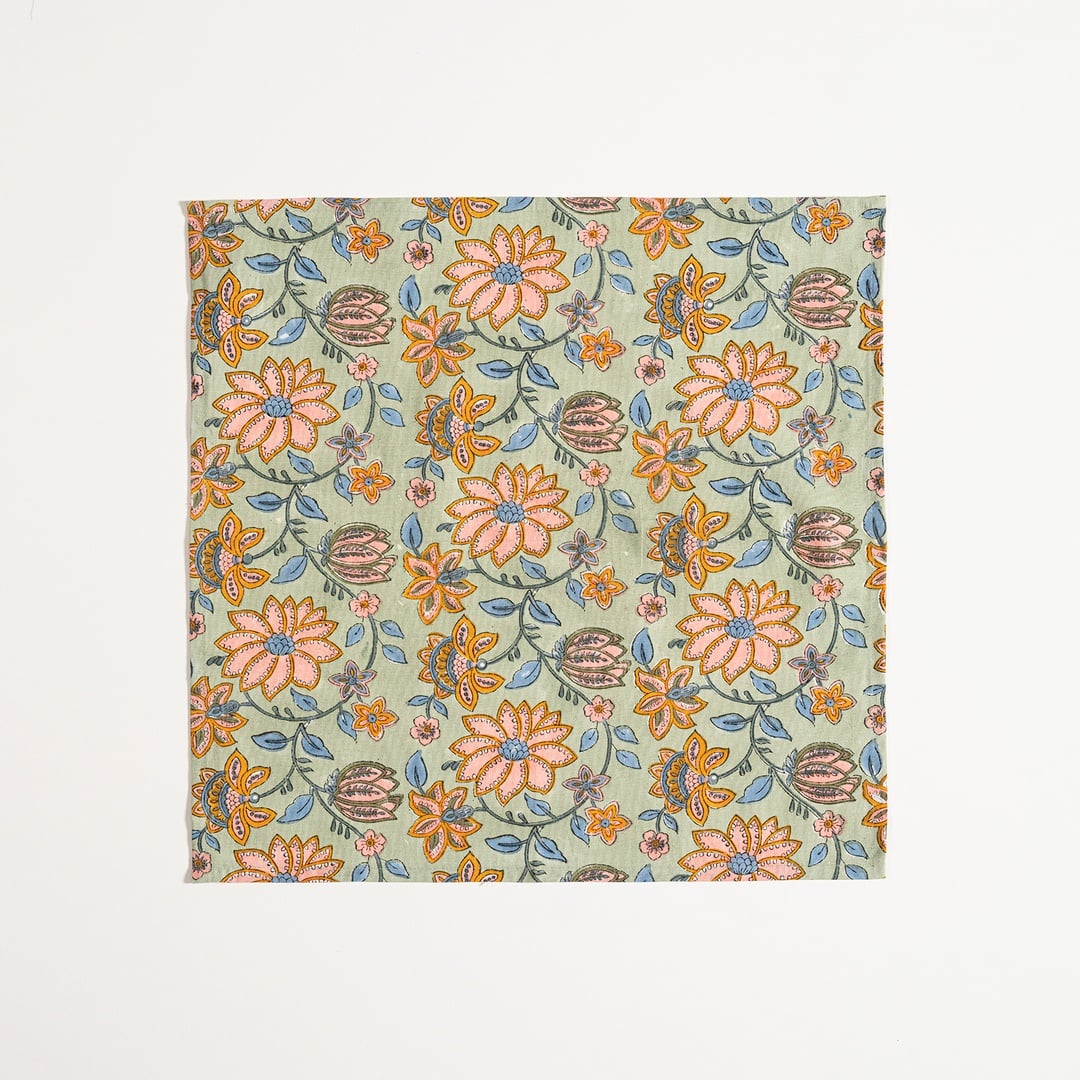 Maotha El Baskısı Pamuk %100 Pamuk Peçete 45x45 Cm Renkli