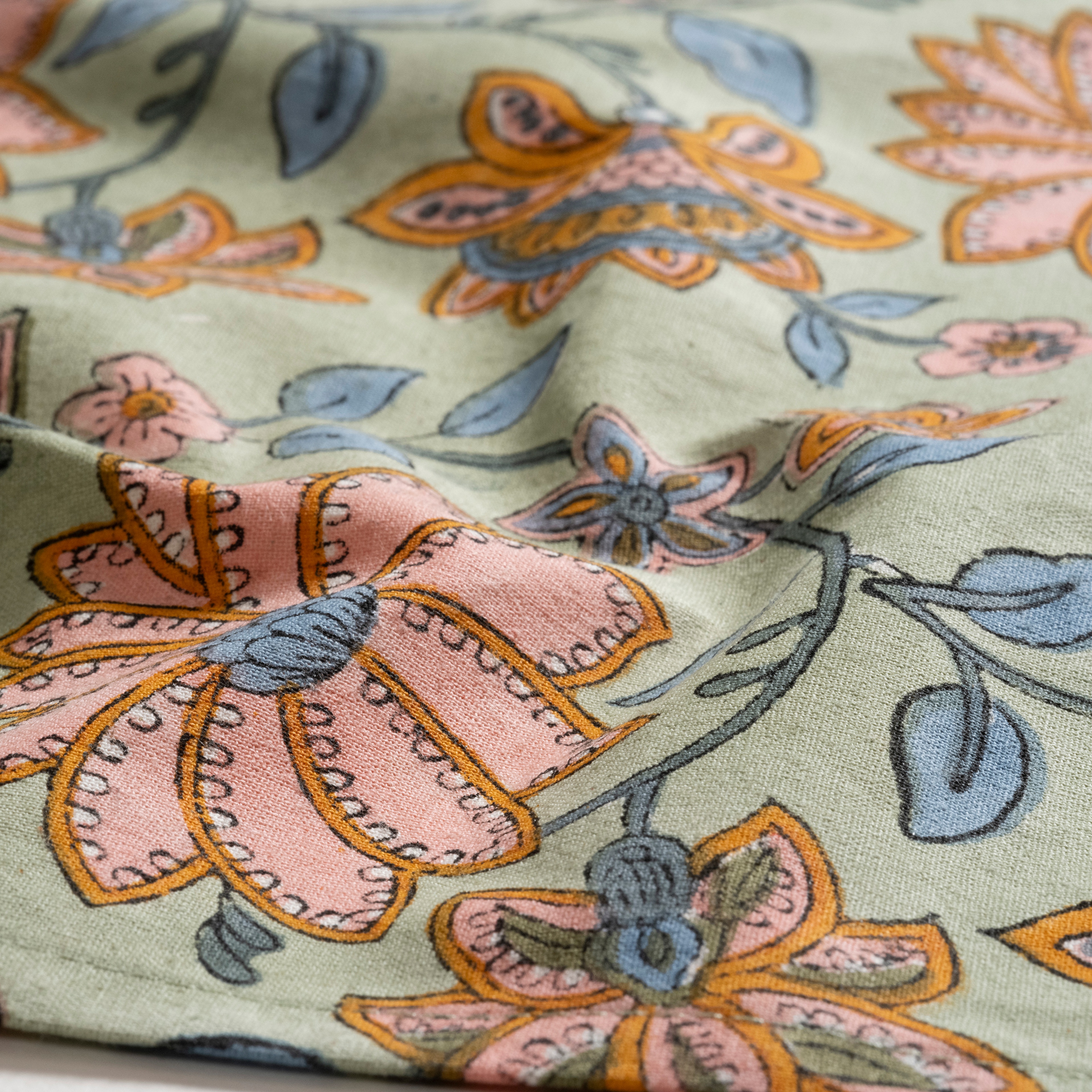 Maotha El Baskısı Pamuk %100 Pamuk Peçete 45x45 Cm Renkli