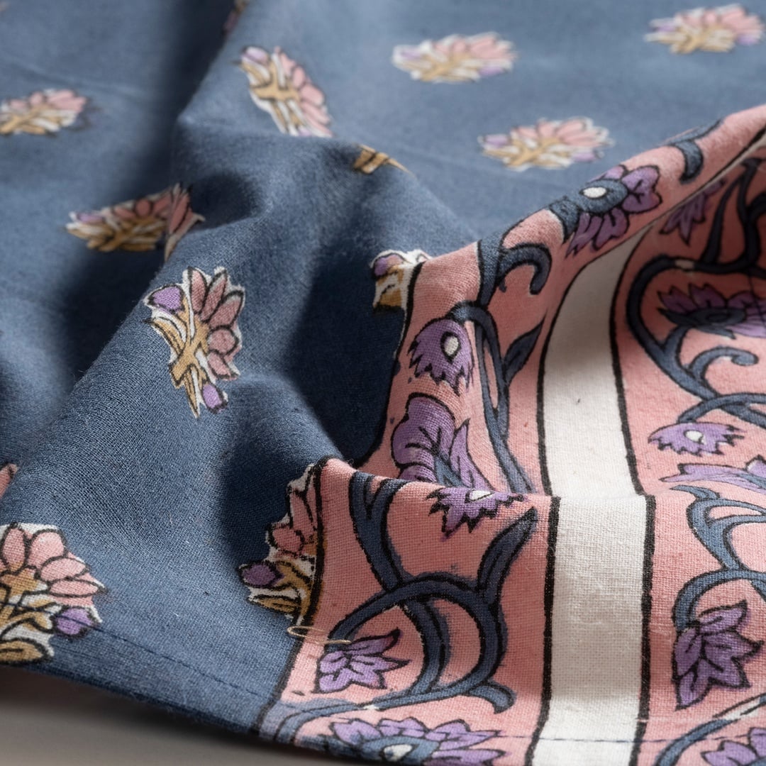 Maotha Pano El Baskısı Pamuk %100 Pamuk Peçete 45x45 Cm Renkli