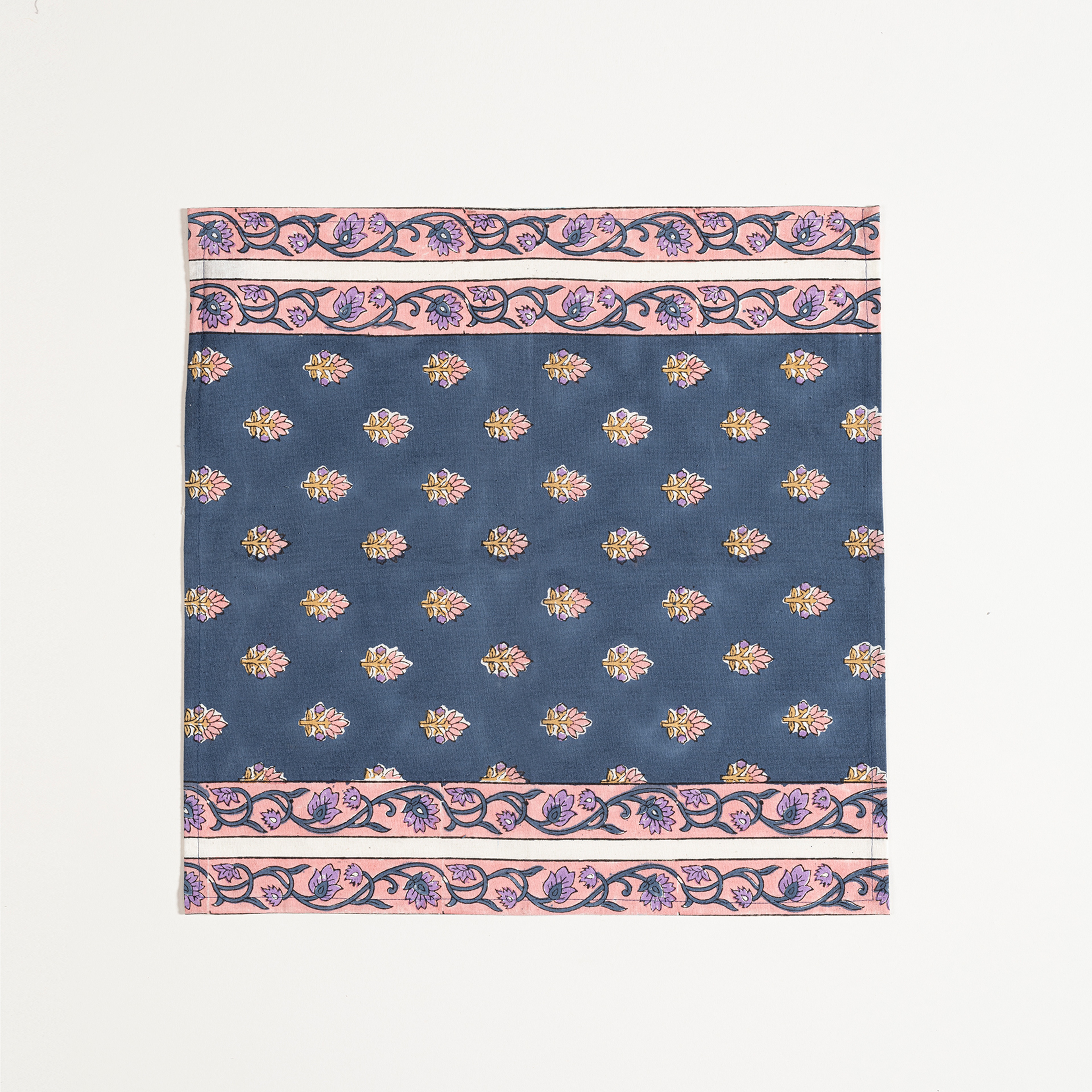 Maotha Pano El Baskısı Pamuk %100 Pamuk Peçete 45x45 Cm Renkli