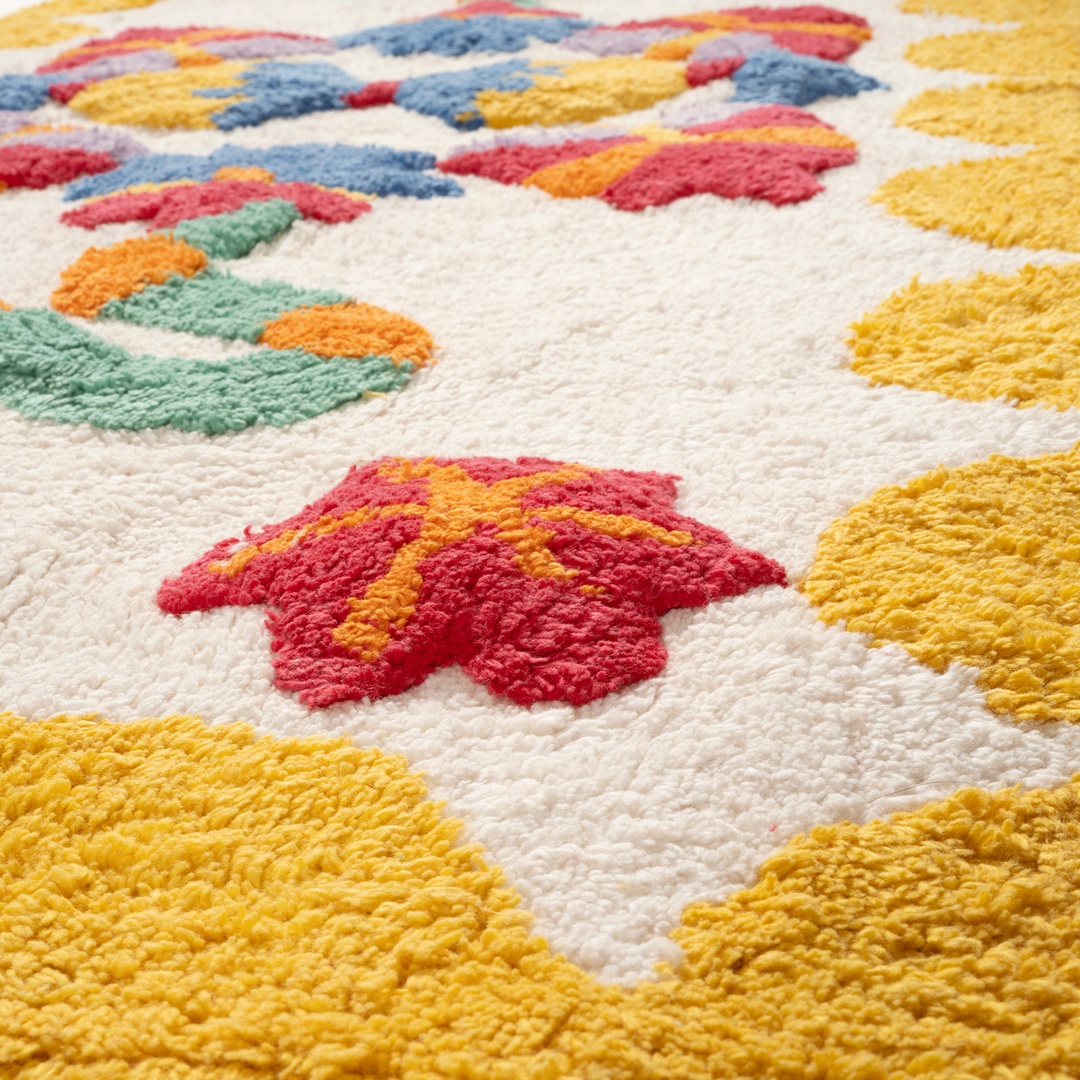 Punjab Pamuk %100 Pamuk Banyo Paspası 60x120 Cm Renkli