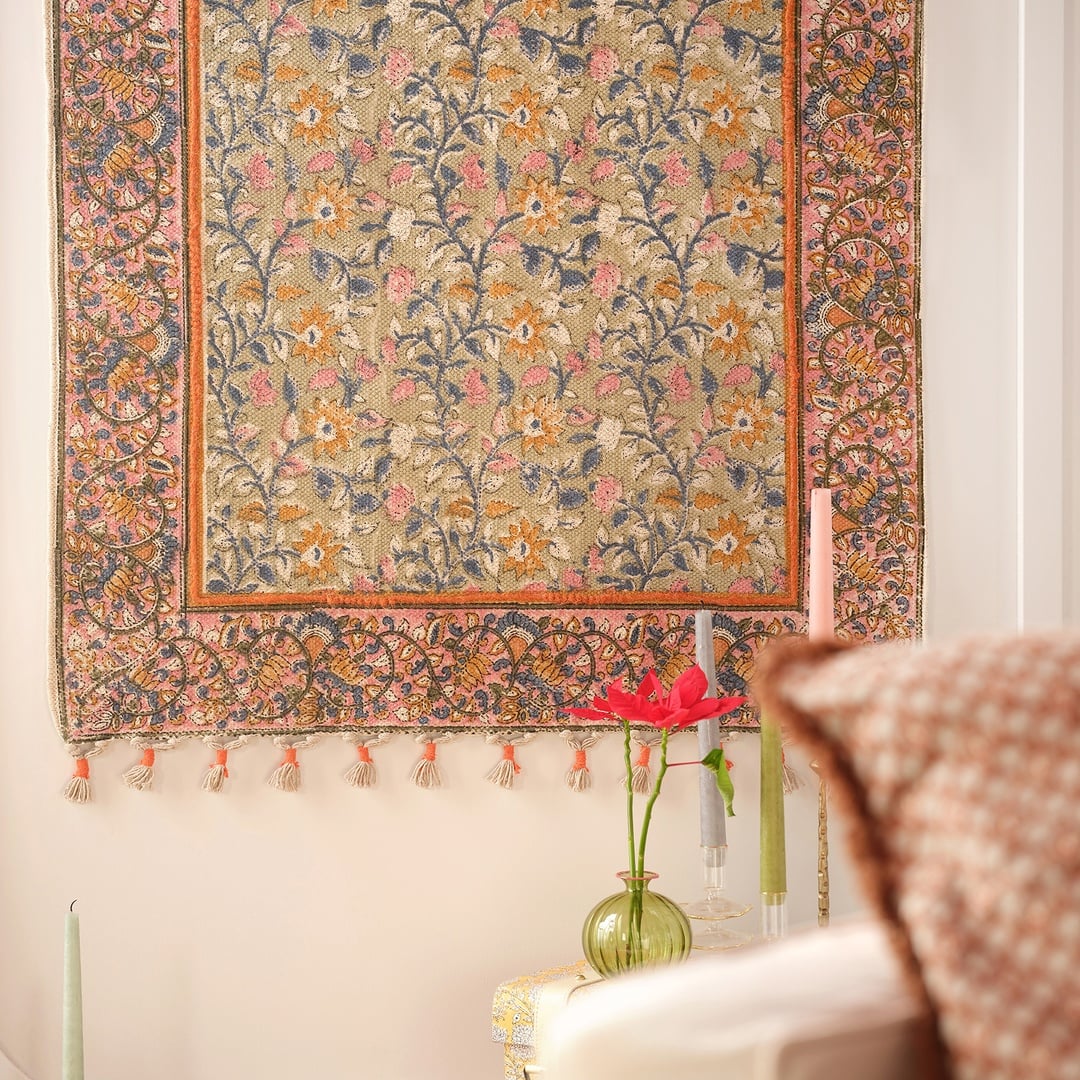 Palrı Pamuk Pamuk Kilim 120x180 Cm Yeşil