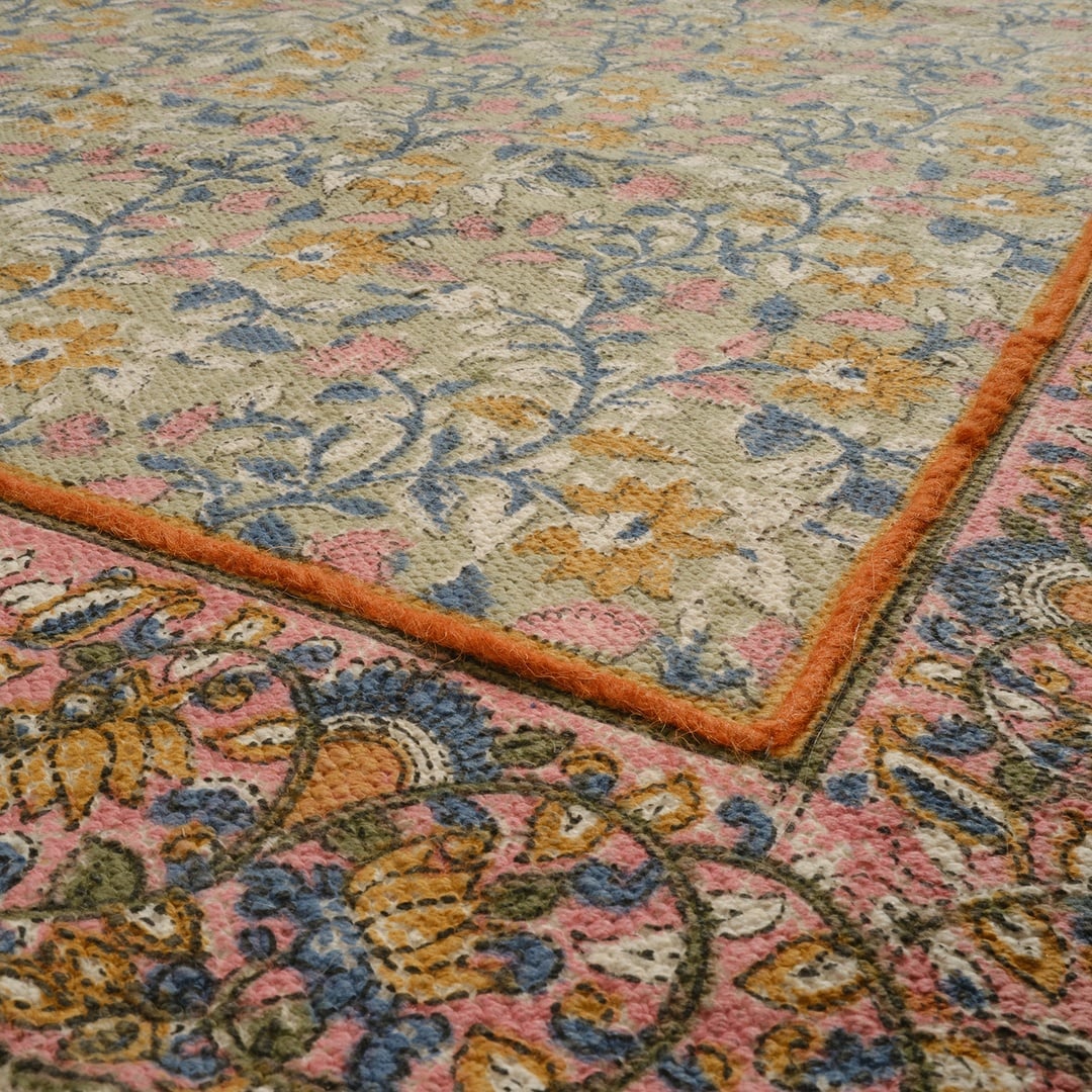 Palrı Pamuk Pamuk Kilim 120x180 Cm Yeşil