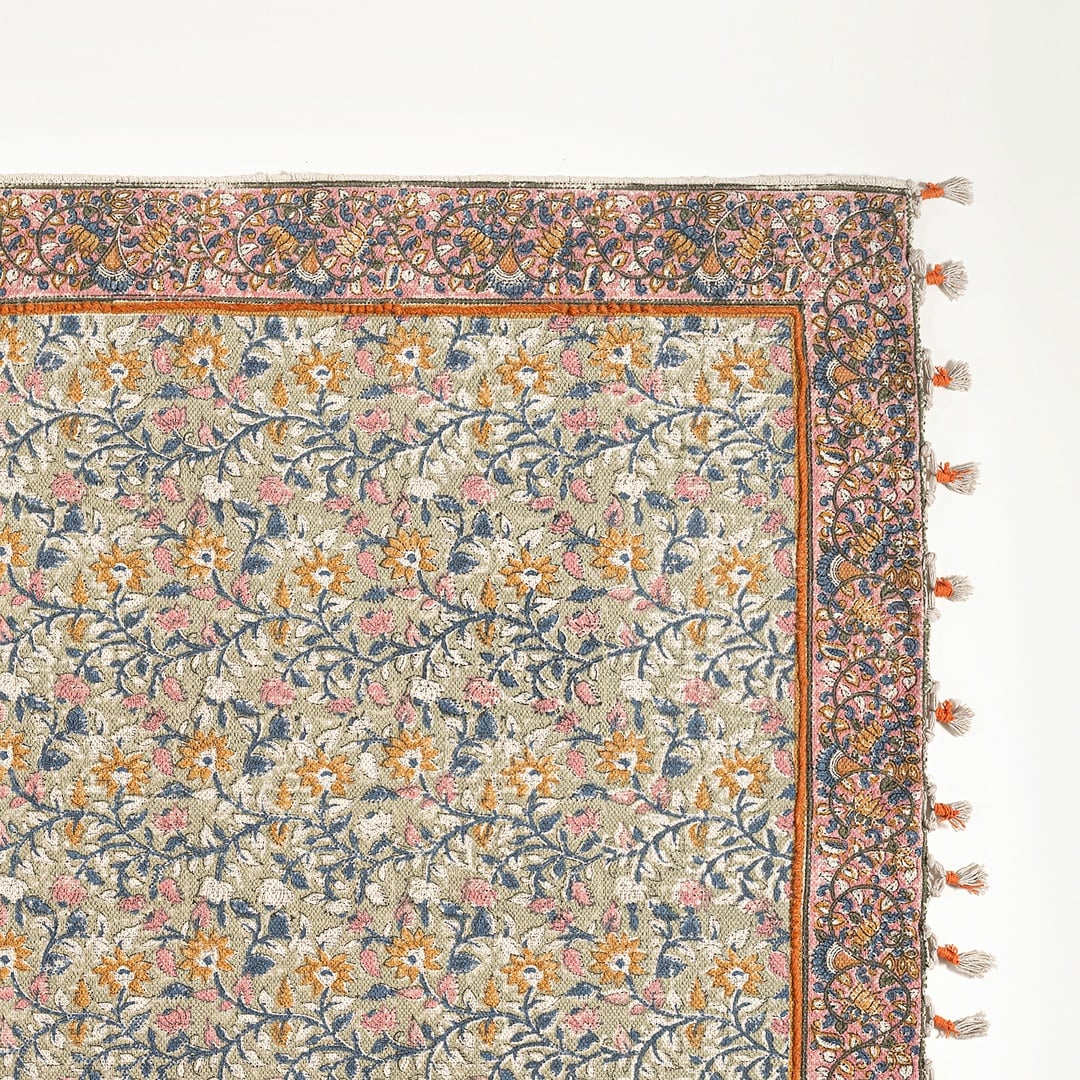 Palrı Pamuk Pamuk Kilim 120x180 Cm Yeşil