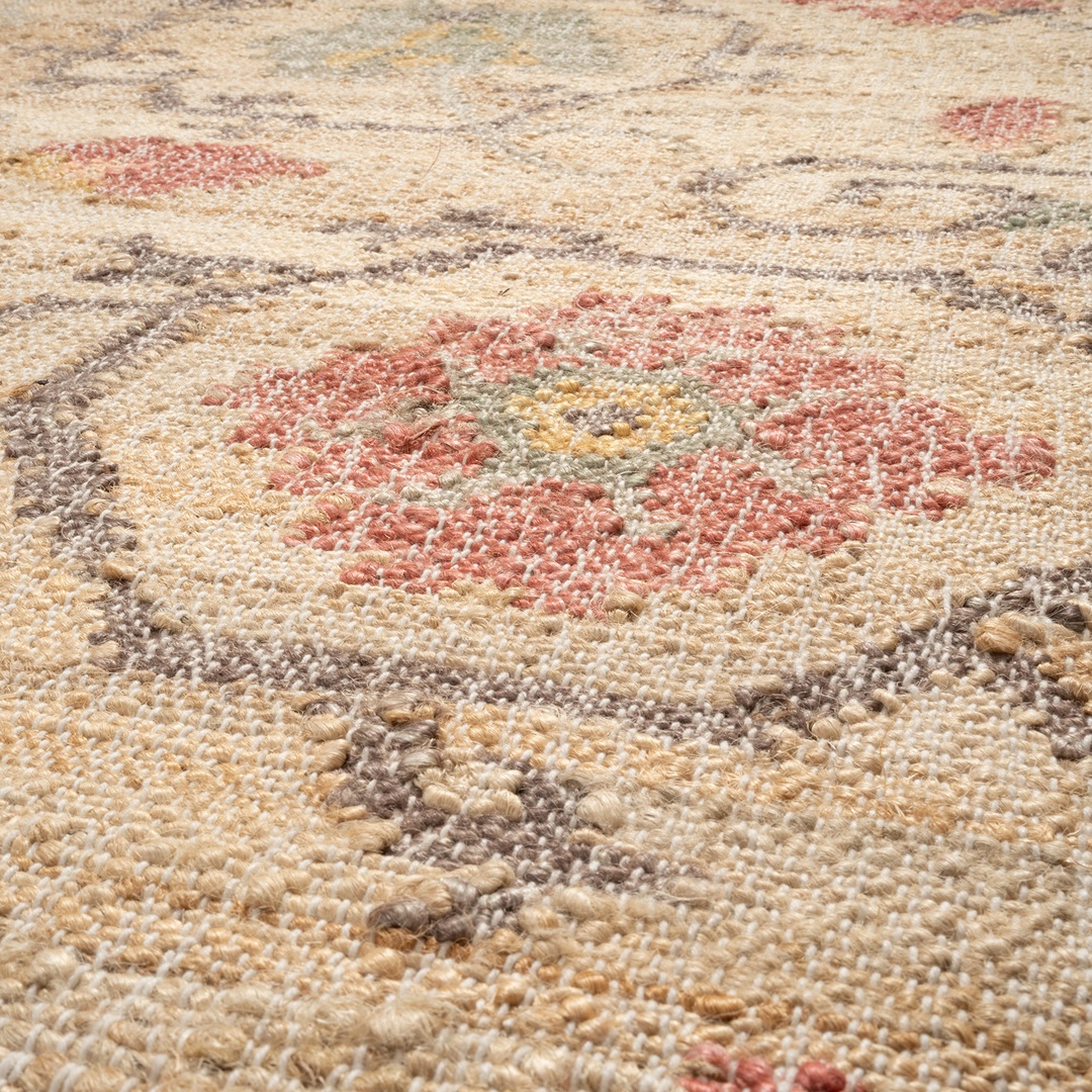 Jaıpur Jüt Pamuk Kilim 120x180 Cm Bej