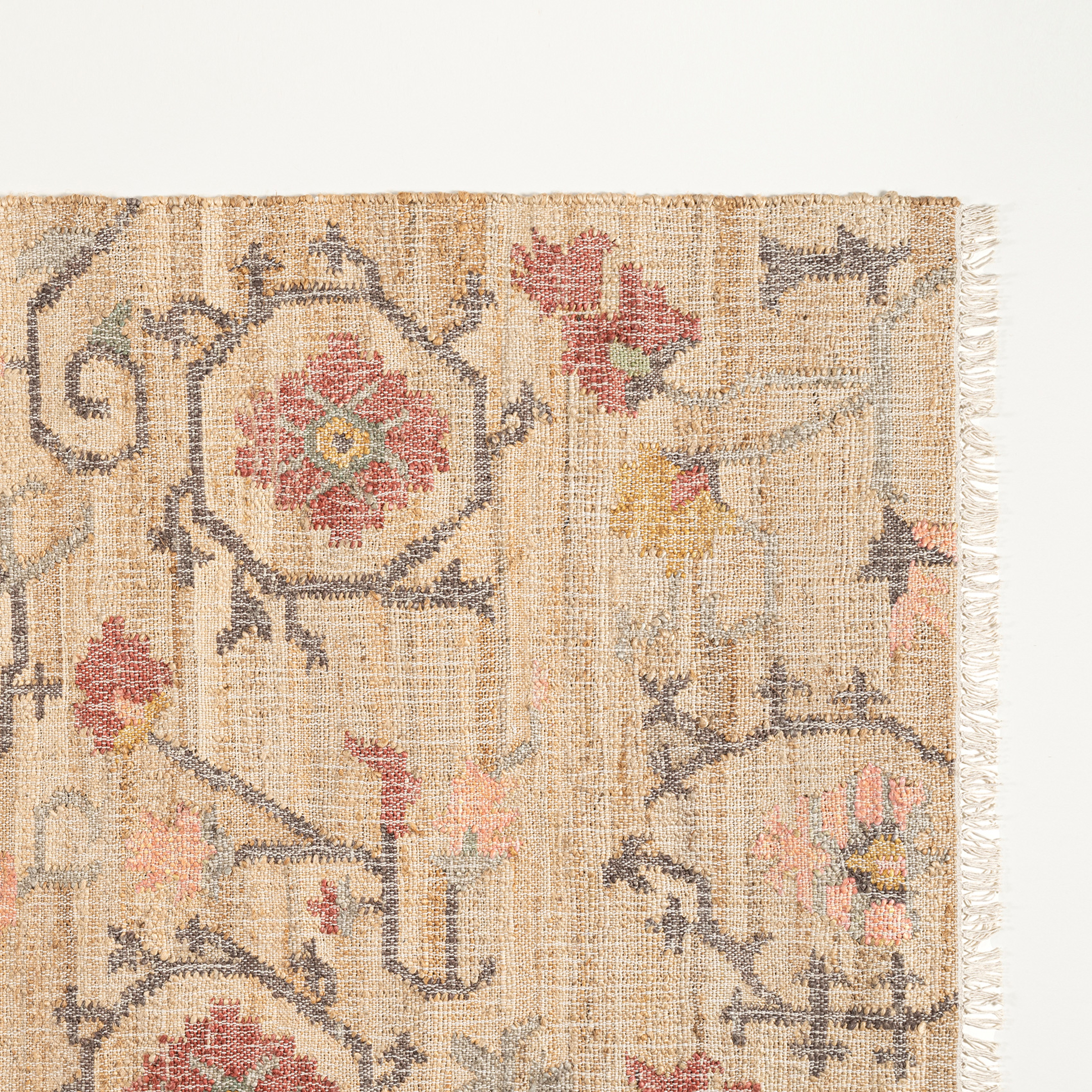 Jaıpur Jüt Pamuk Kilim 120x180 Cm Bej