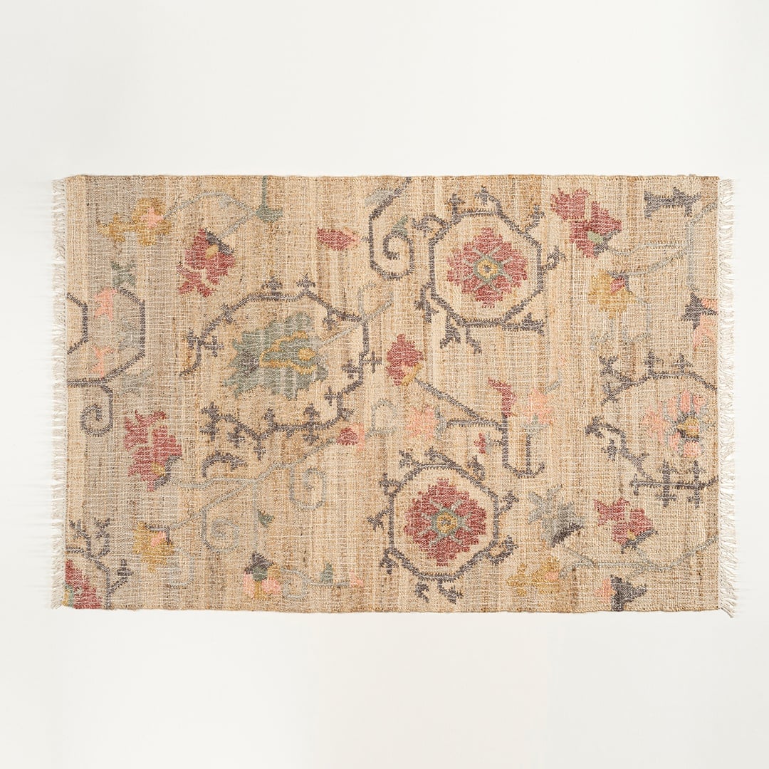 Jaıpur Jüt Pamuk Kilim 120x180 Cm Bej