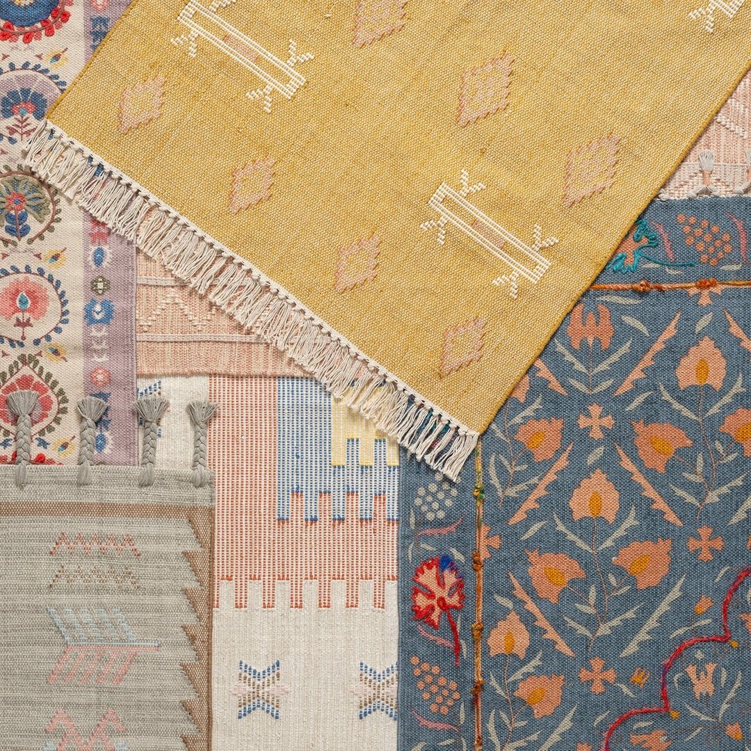 Jaıpur Pamuk Kilim 120x180 Cm Sarı