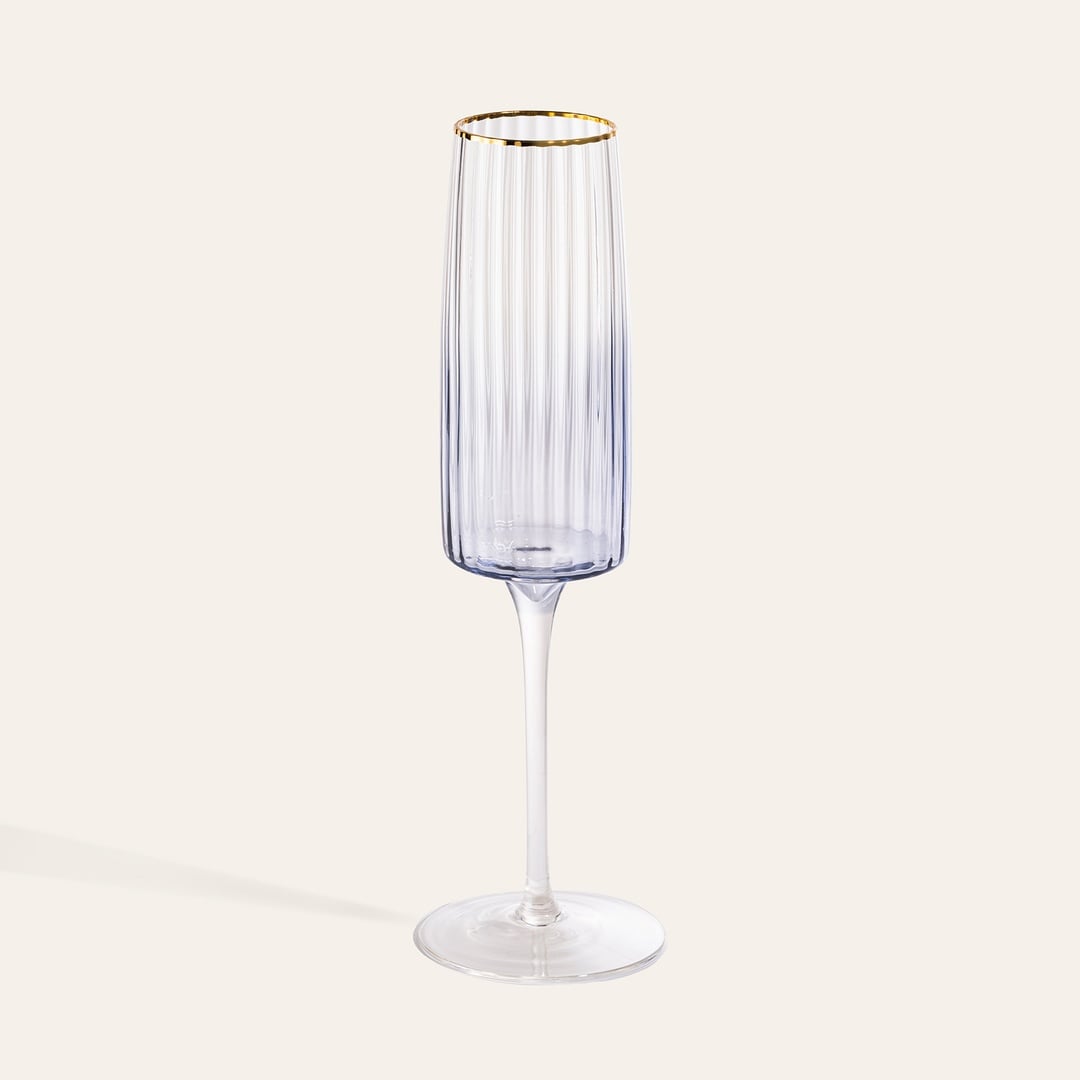 Loess Cam Kadeh 230 Ml Mavi