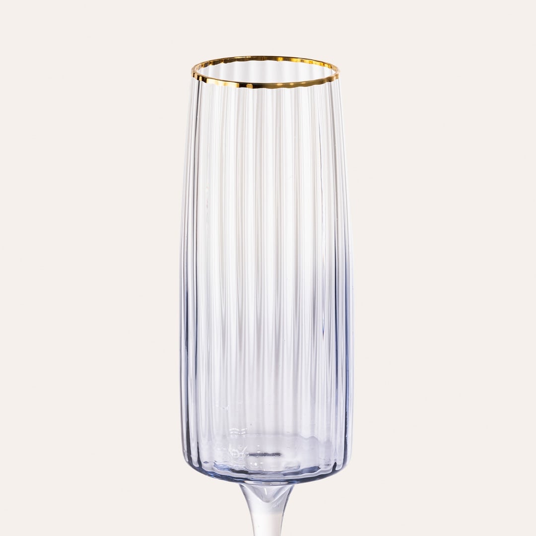 Loess Cam Kadeh 230 Ml Mavi