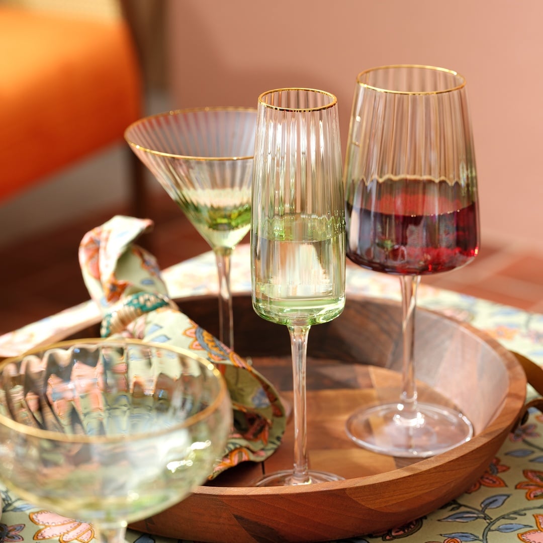 Loess Cam Kadeh 230 Ml Yeşil