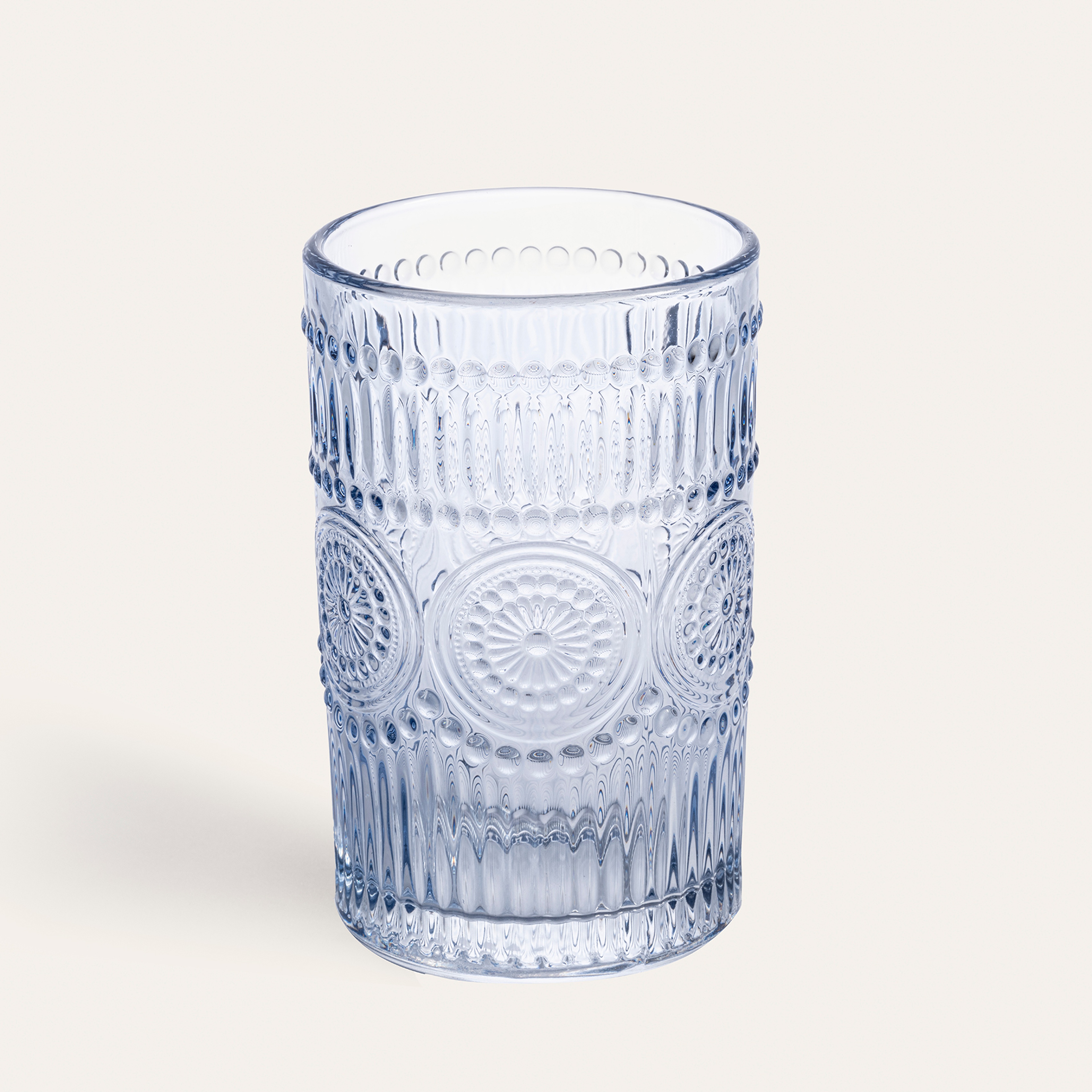 Loess Cam Meşrubat Bardağı 380 Ml Mavi