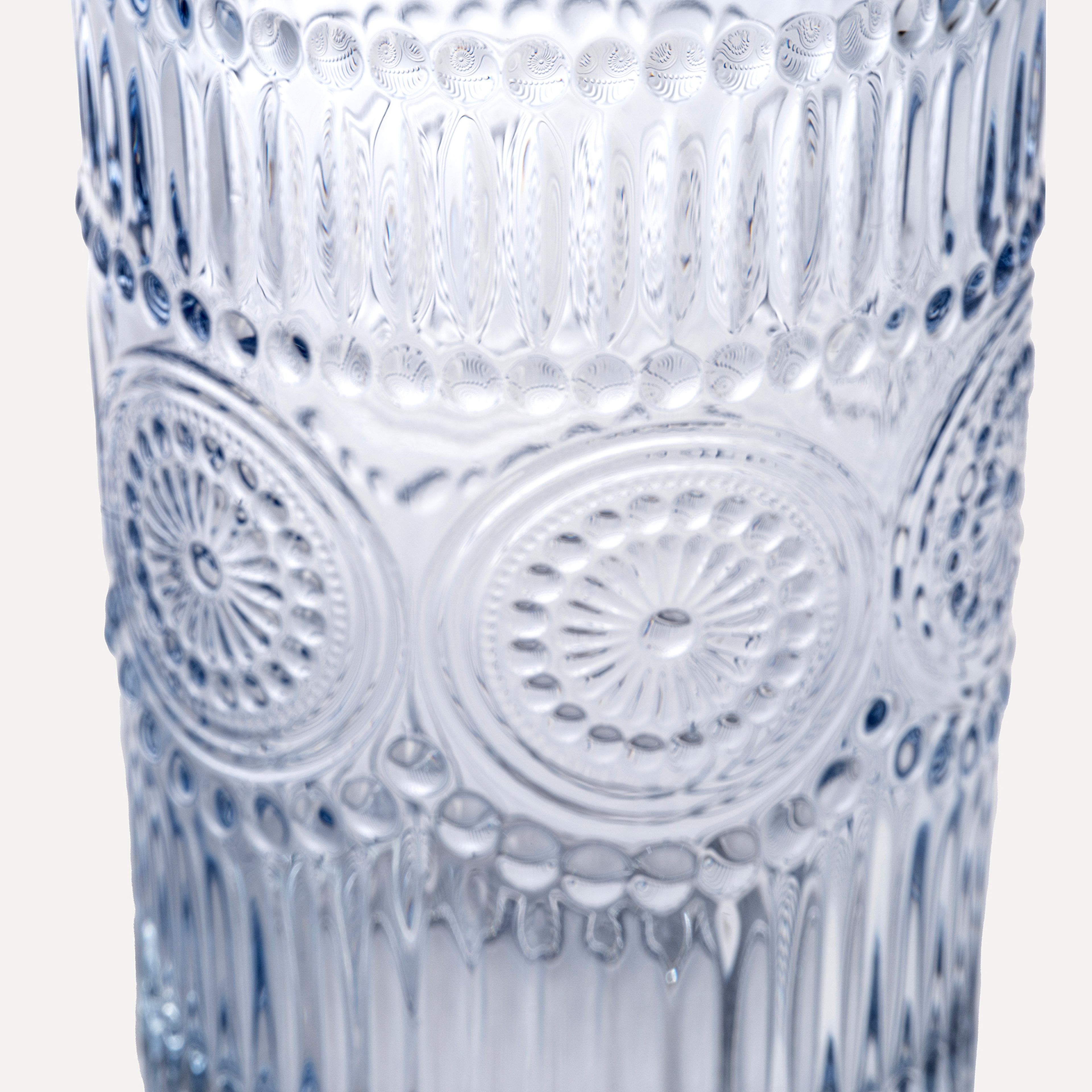 Loess Cam Meşrubat Bardağı 380 Ml Mavi