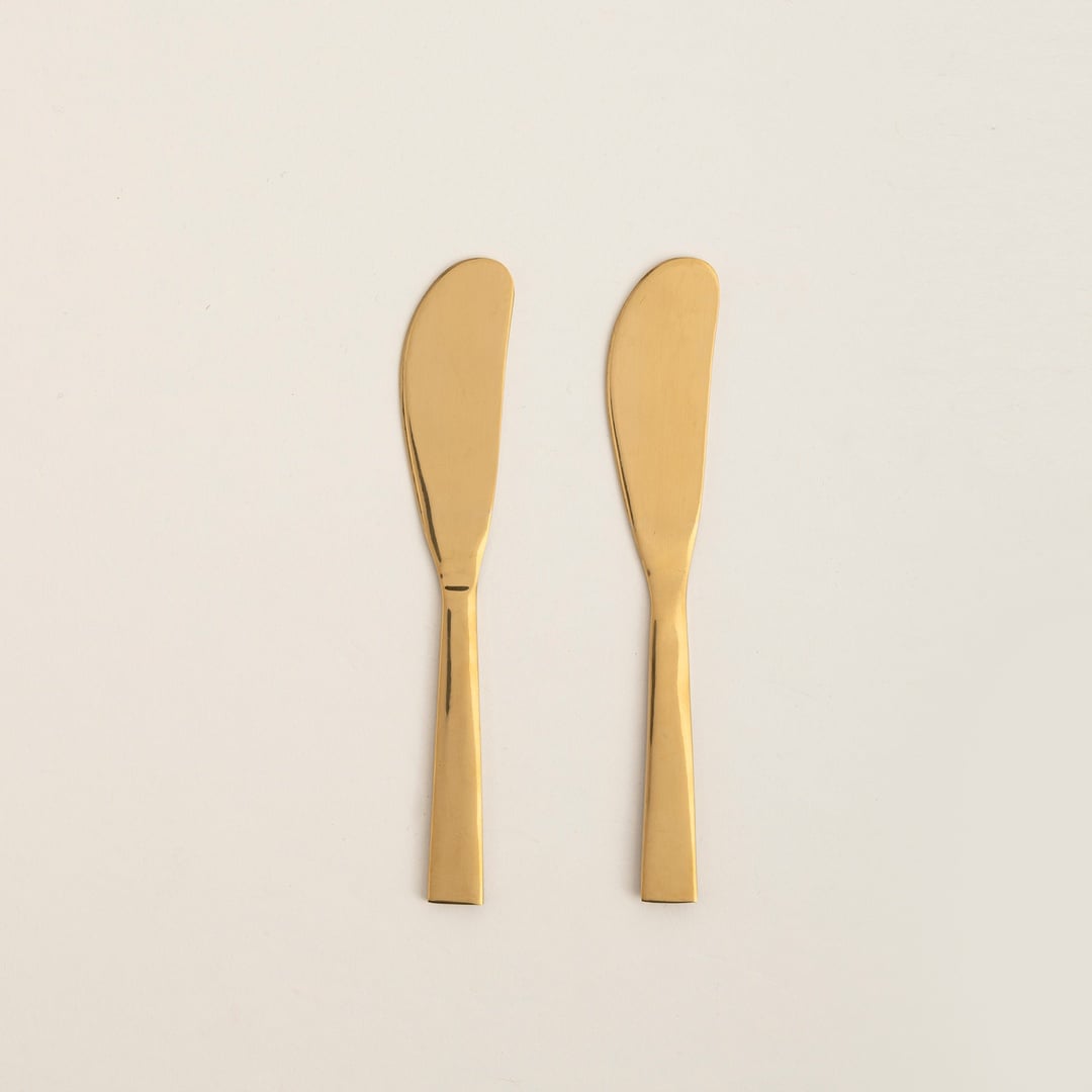 Rampur Çelik Servis Seti 2x15x0.3 Cm Gold