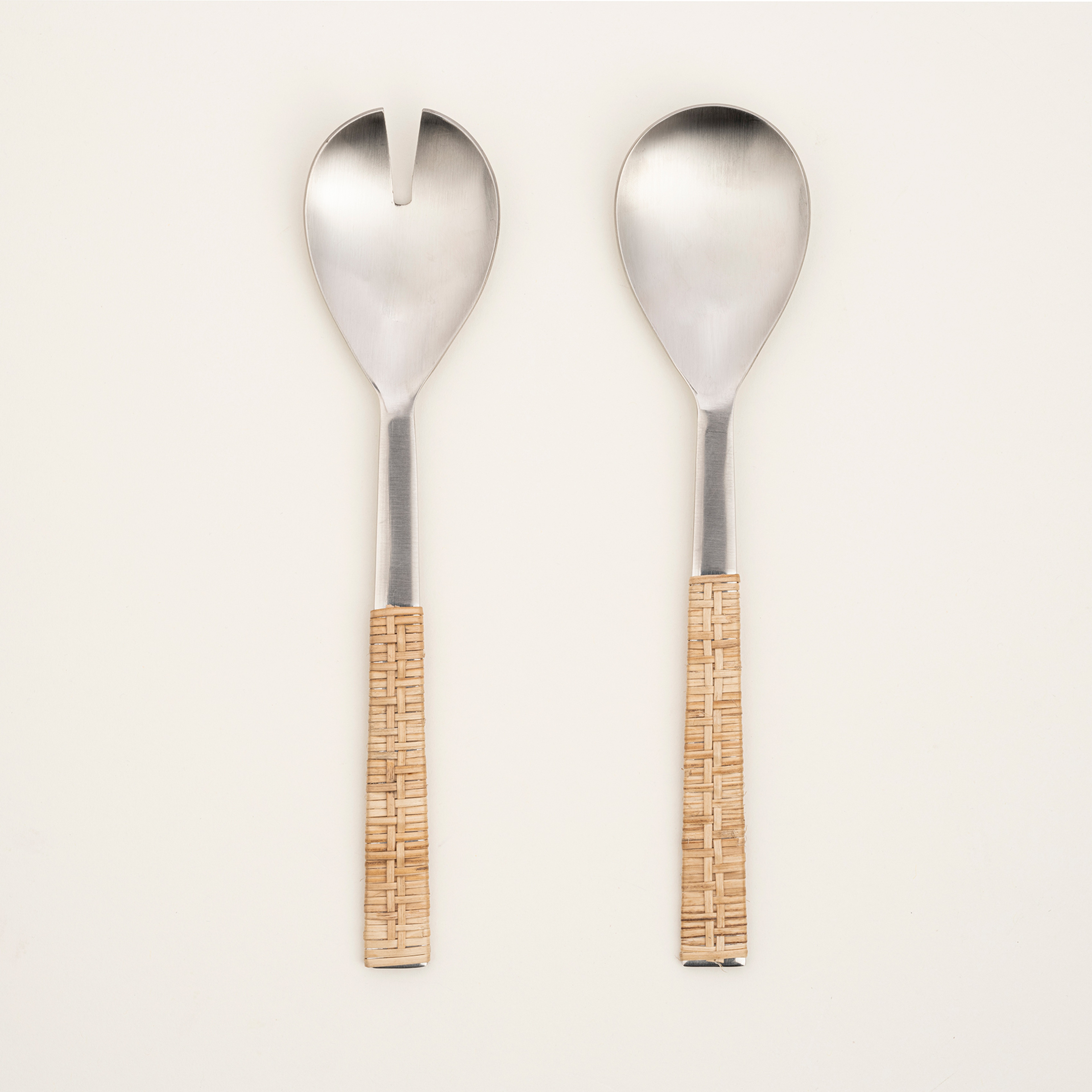 Rampur Çelik Salata Kaşık Seti 27x6x2 Cm Gümüş