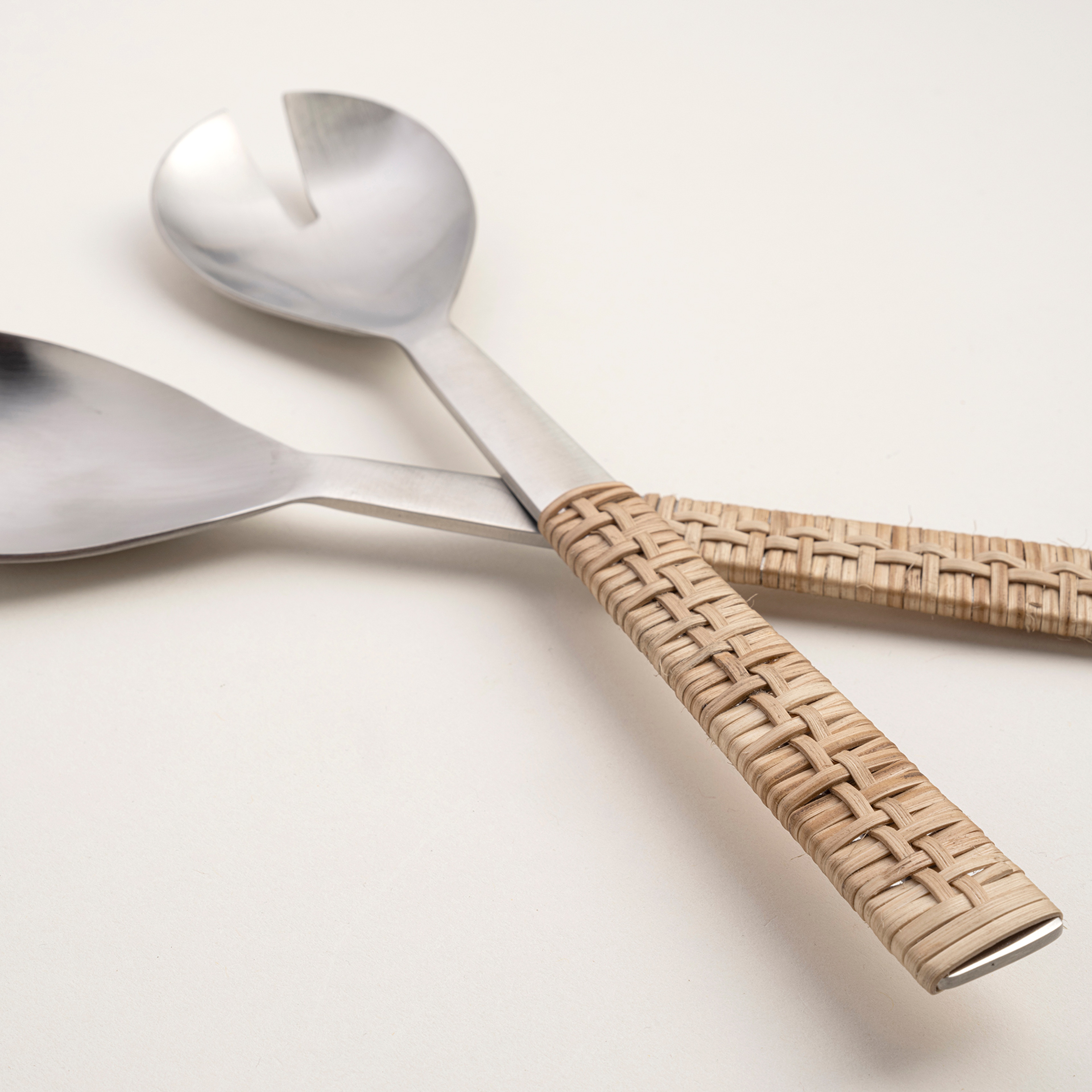 Rampur Çelik Salata Kaşık Seti 27x6x2 Cm Gümüş