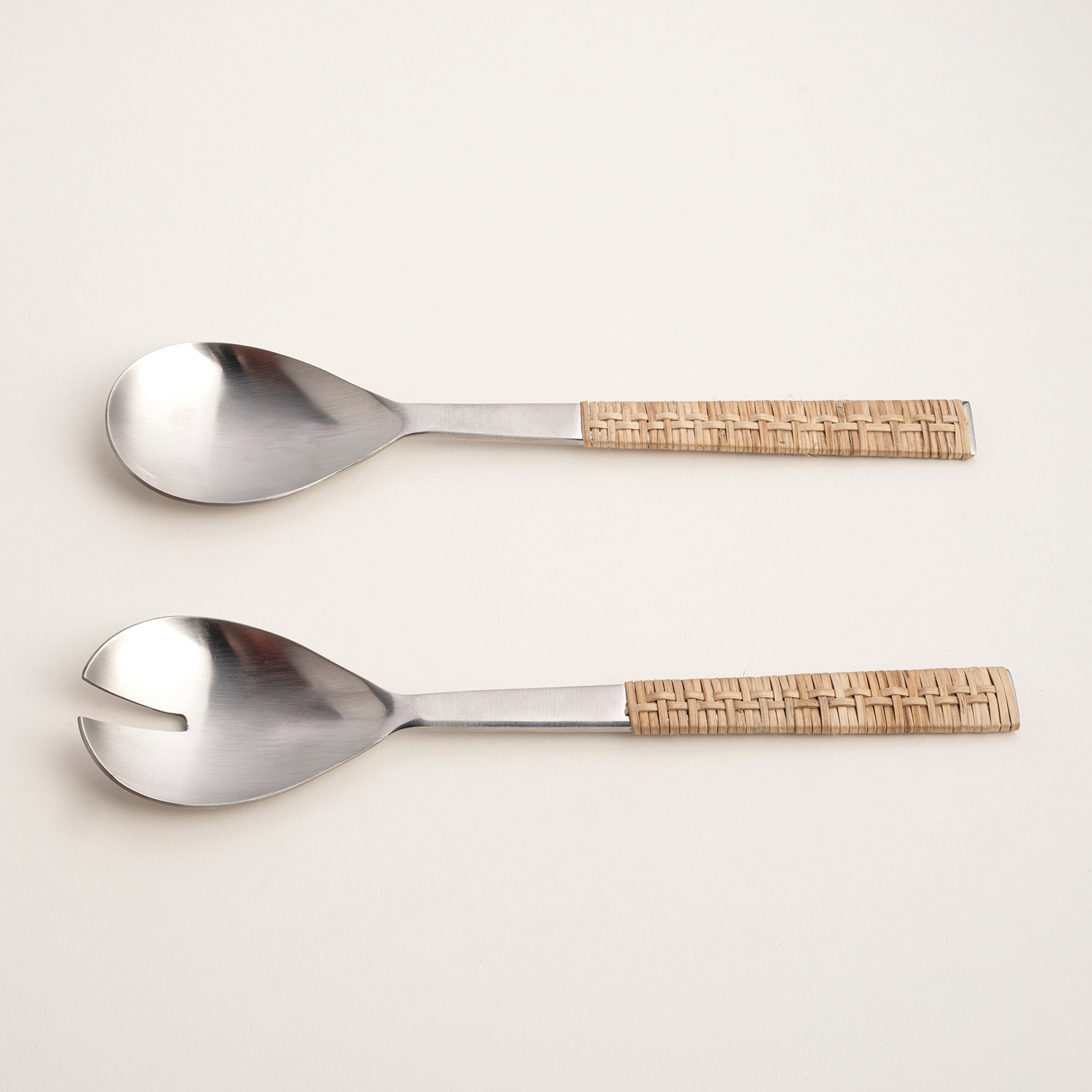 Rampur Çelik Salata Kaşık Seti 27x6x2 Cm Gümüş