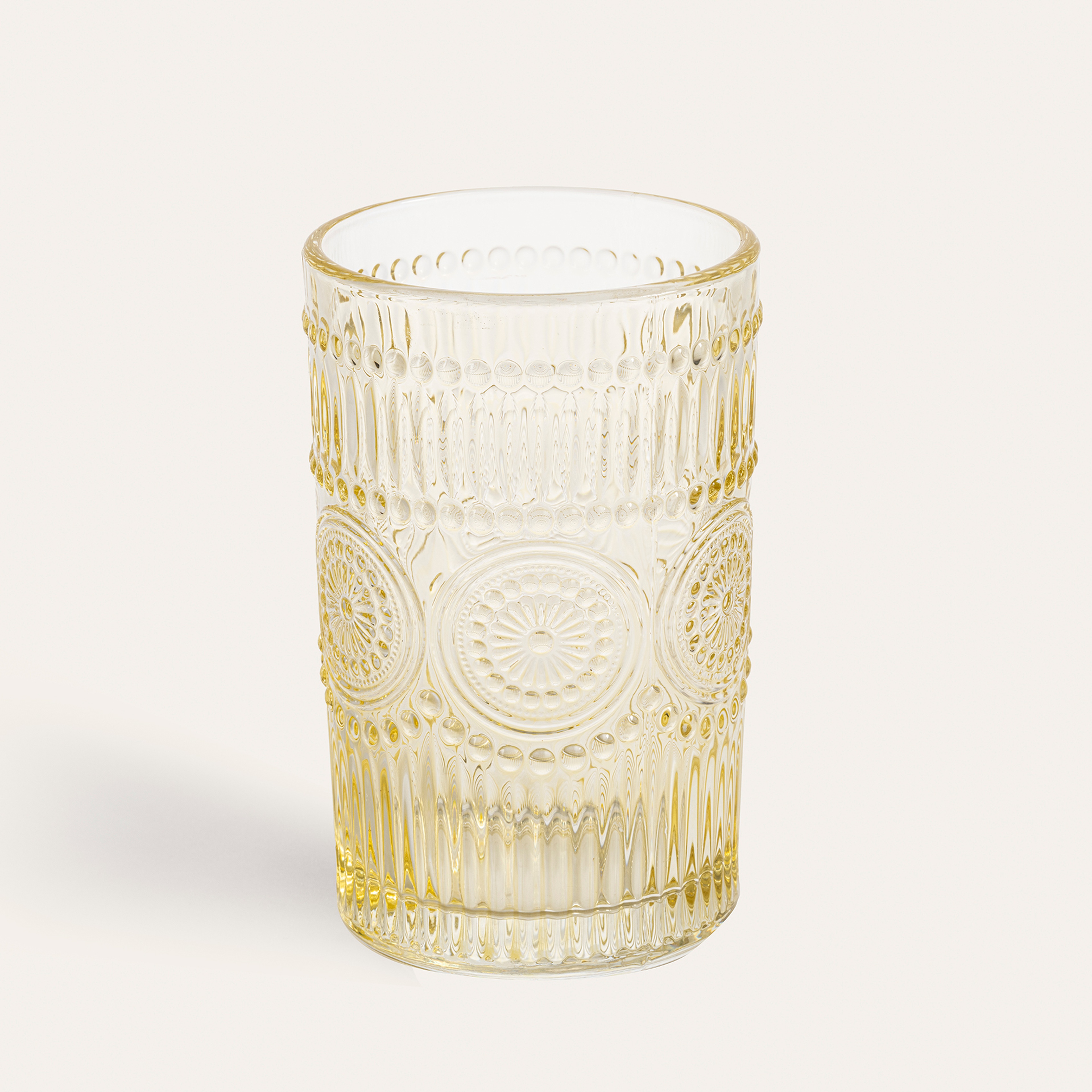 Loess Cam Meşrubat Bardağı 380 Ml Sarı