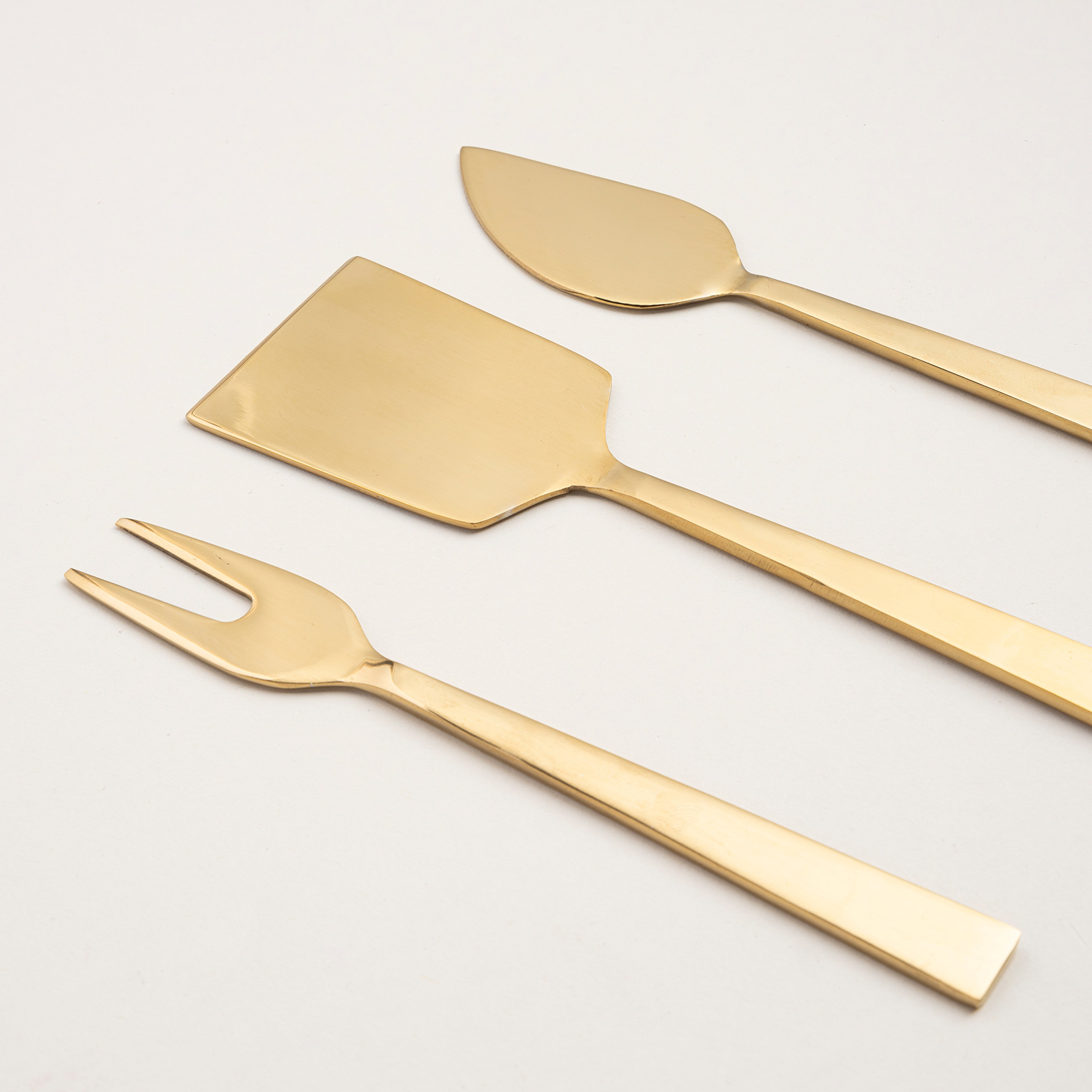 Rampur Çelik Servis Seti 5x17x0.3 Cm Gold