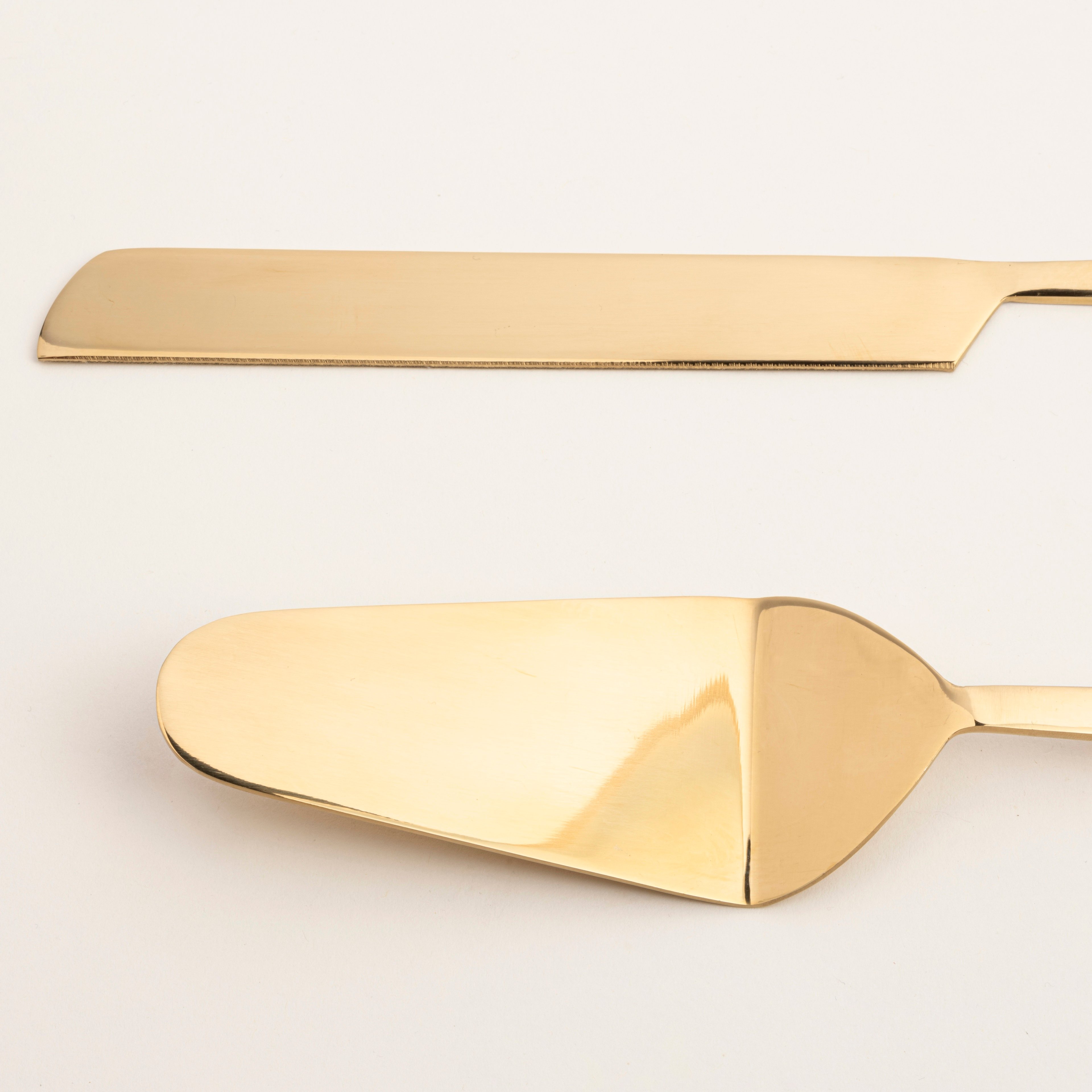 Rampur Çelik Servis Seti 32x3x0.3 Cm Gold