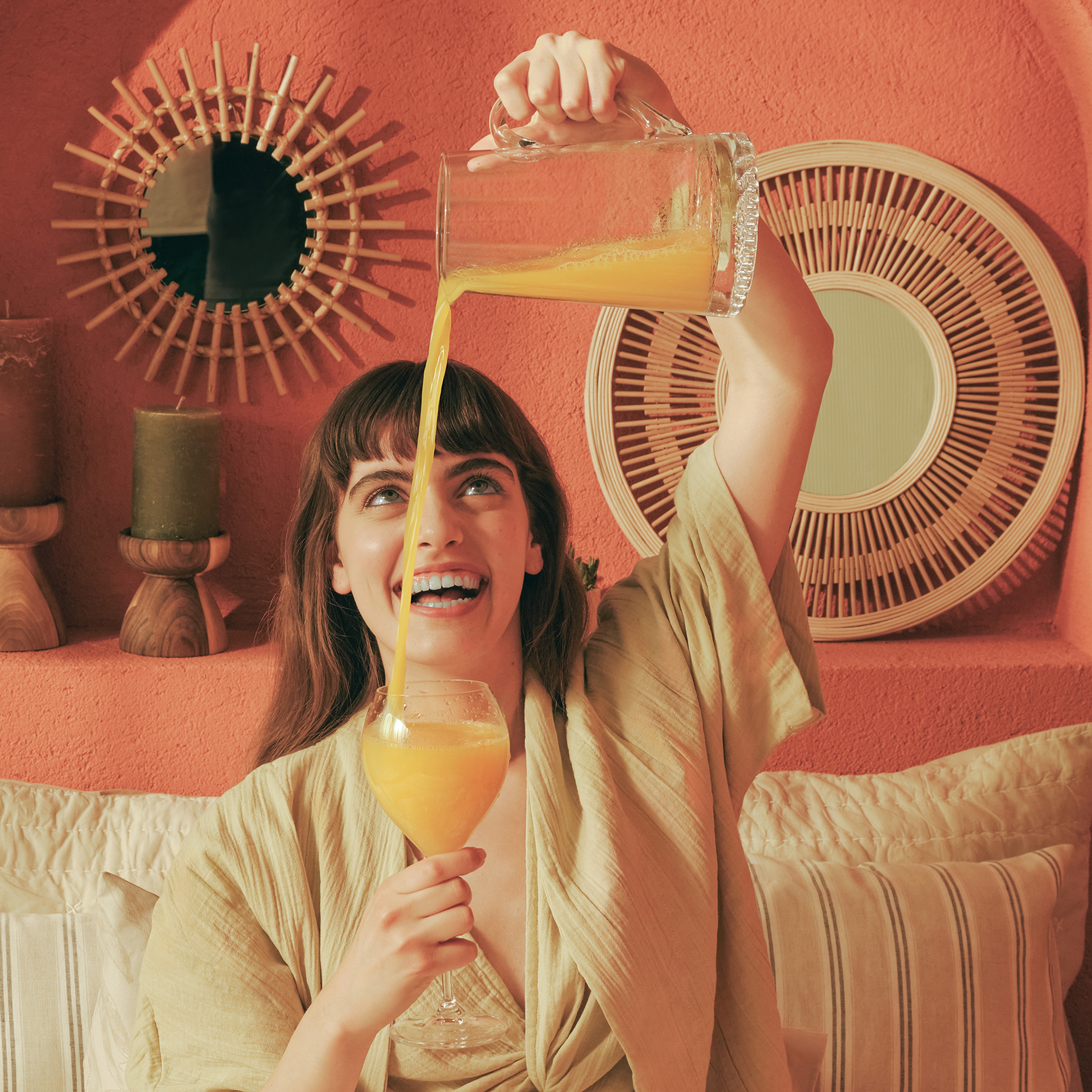 Poznan Cam Sürahi 1000 Ml Şeffaf