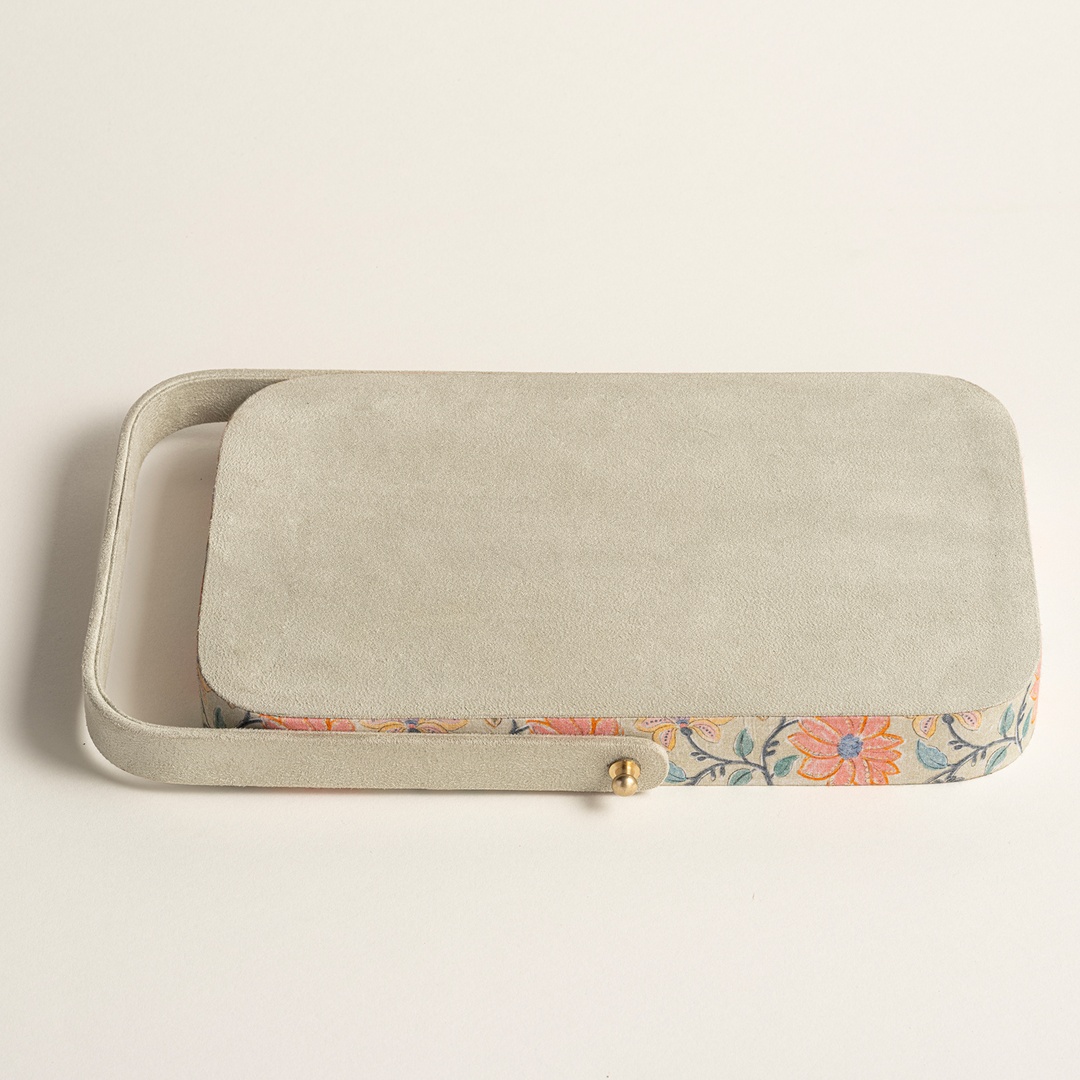 Noıda Baskılı Pamuk Ayna 26x17 Cm Yeşil