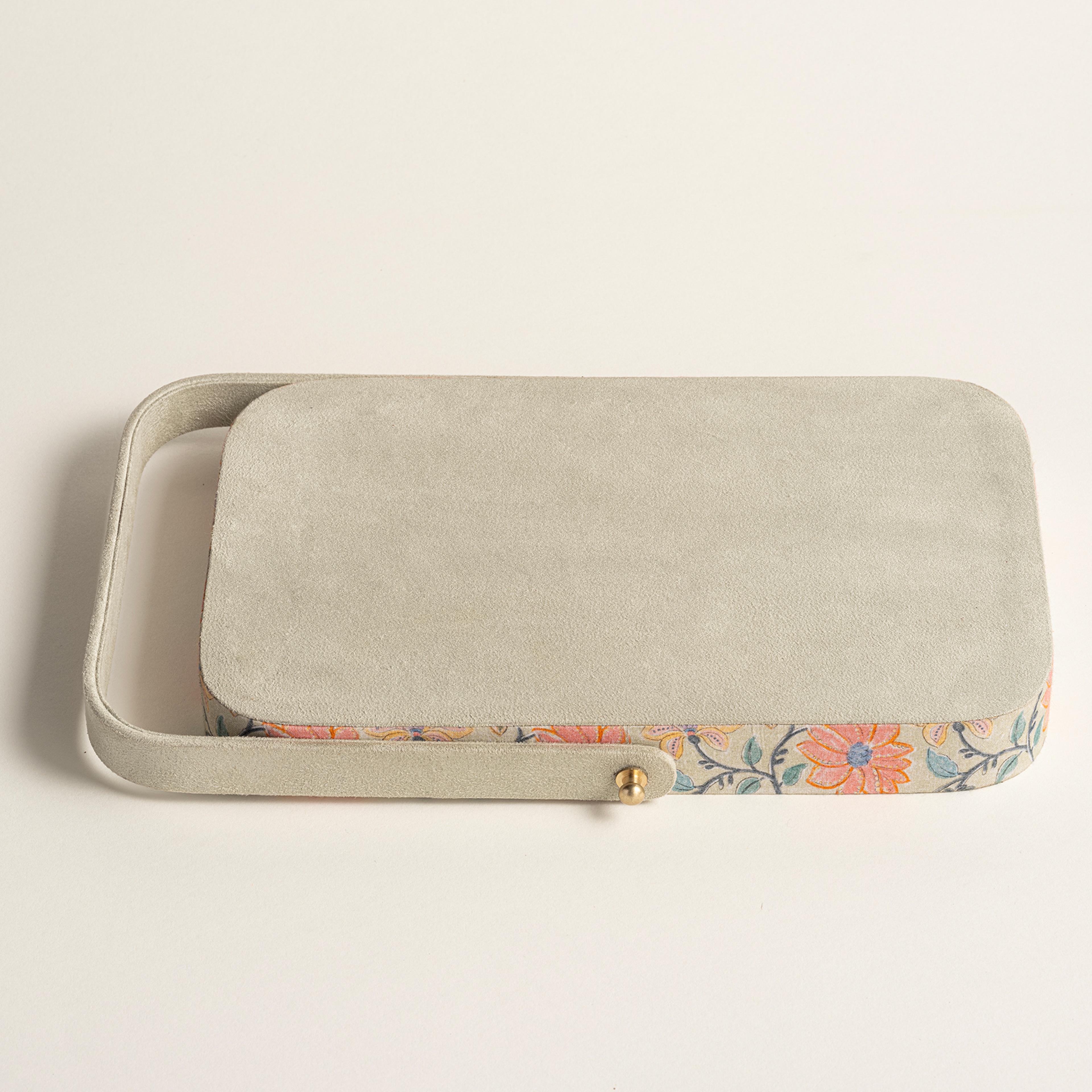 Noıda Baskılı Pamuk Ayna 26x17 Cm Yeşil