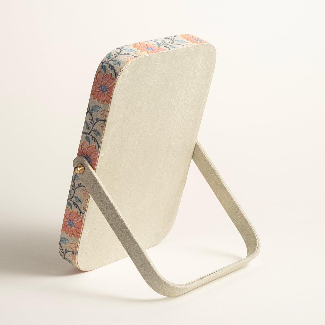 Noıda Baskılı Pamuk Ayna 26x17 Cm Yeşil