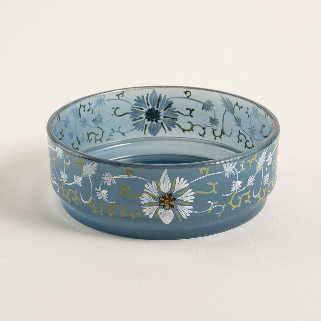 Aravalı Cam Dekoratif Kase 15x15x5 Cm Mavi