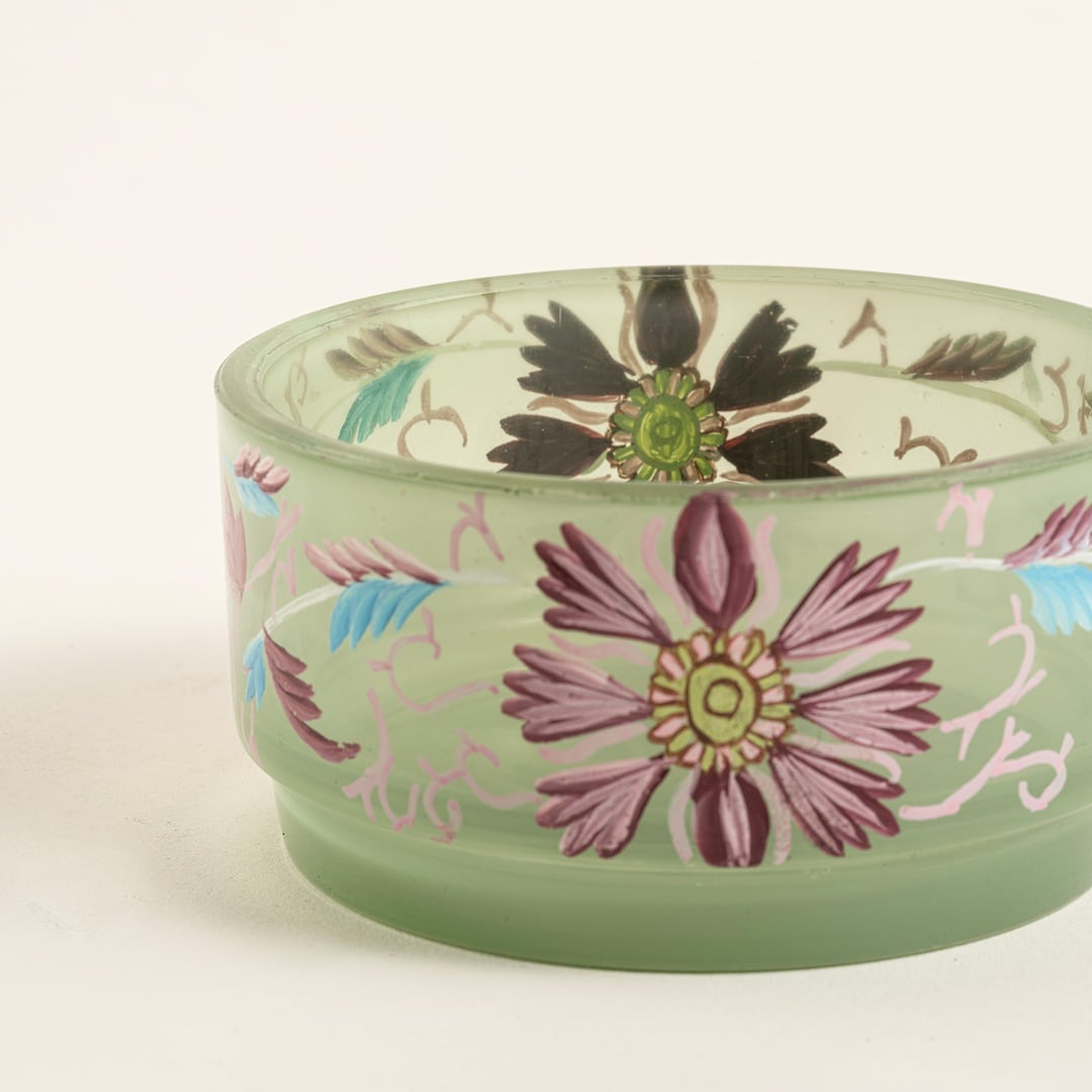 Aravalı Cam Dekoratif Kase 10x10x5 Cm Yeşil