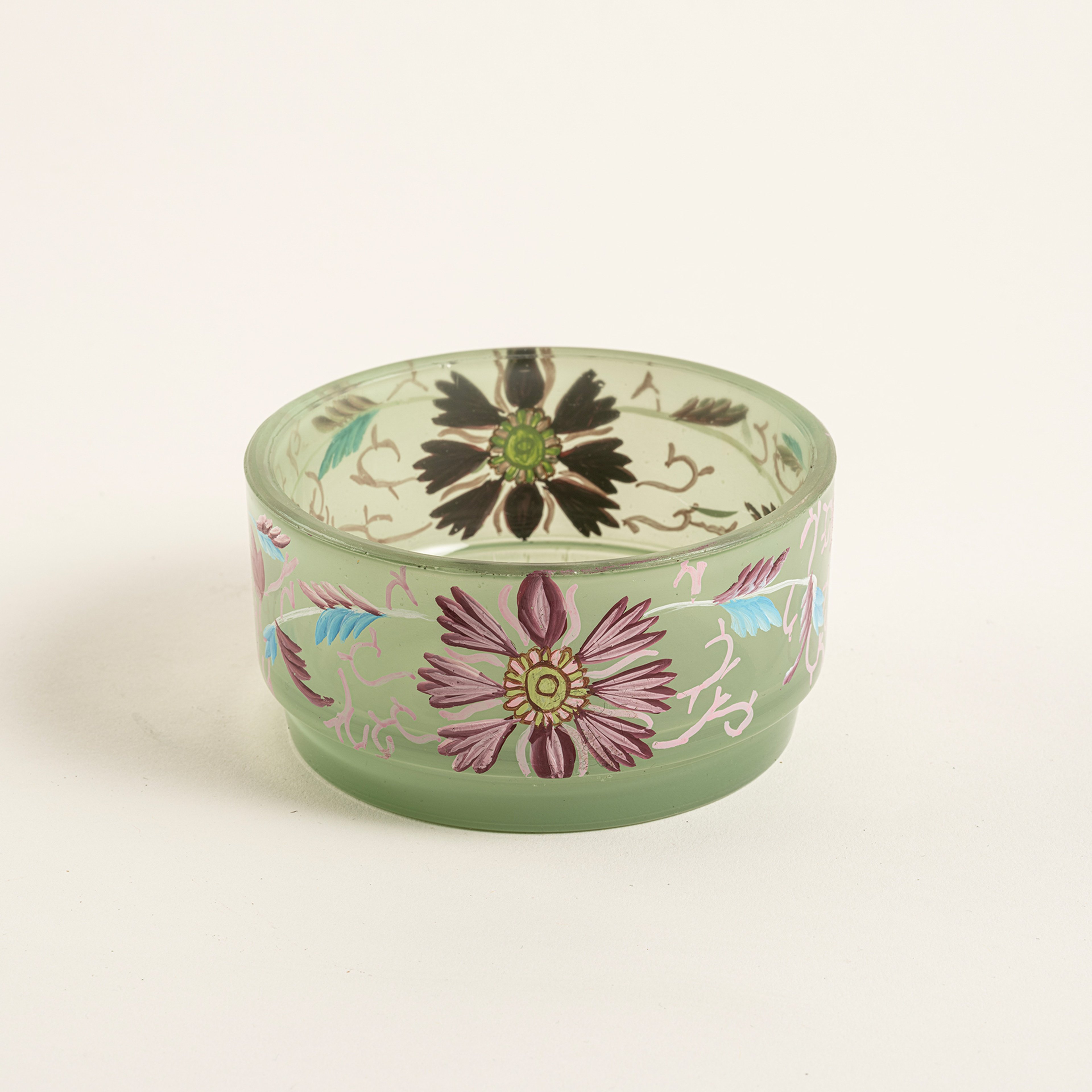 Aravalı Cam Dekoratif Kase 10x10x5 Cm Yeşil