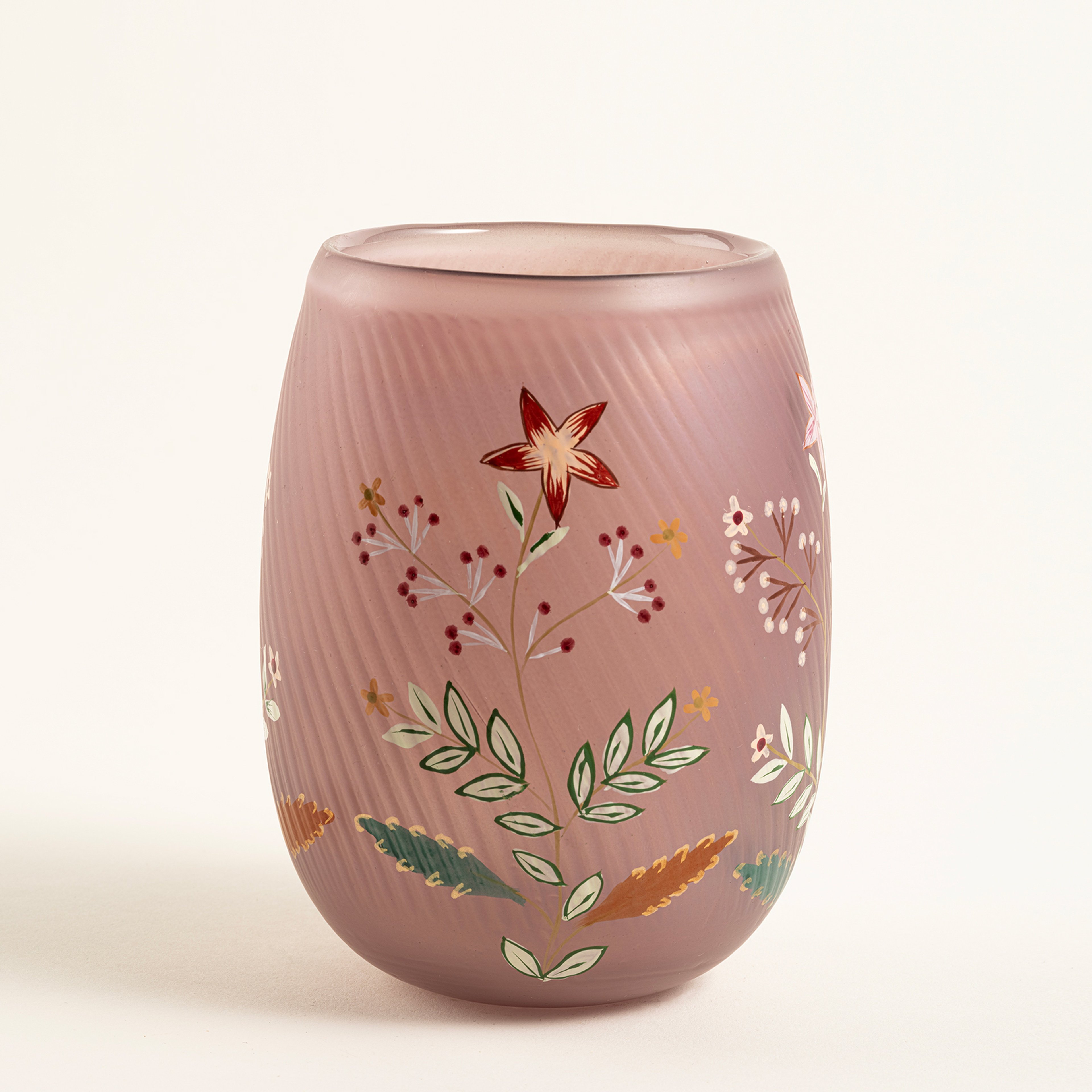 Aravalı Cam Dekoratif Kase 10x10x13.75 Cm Renkli