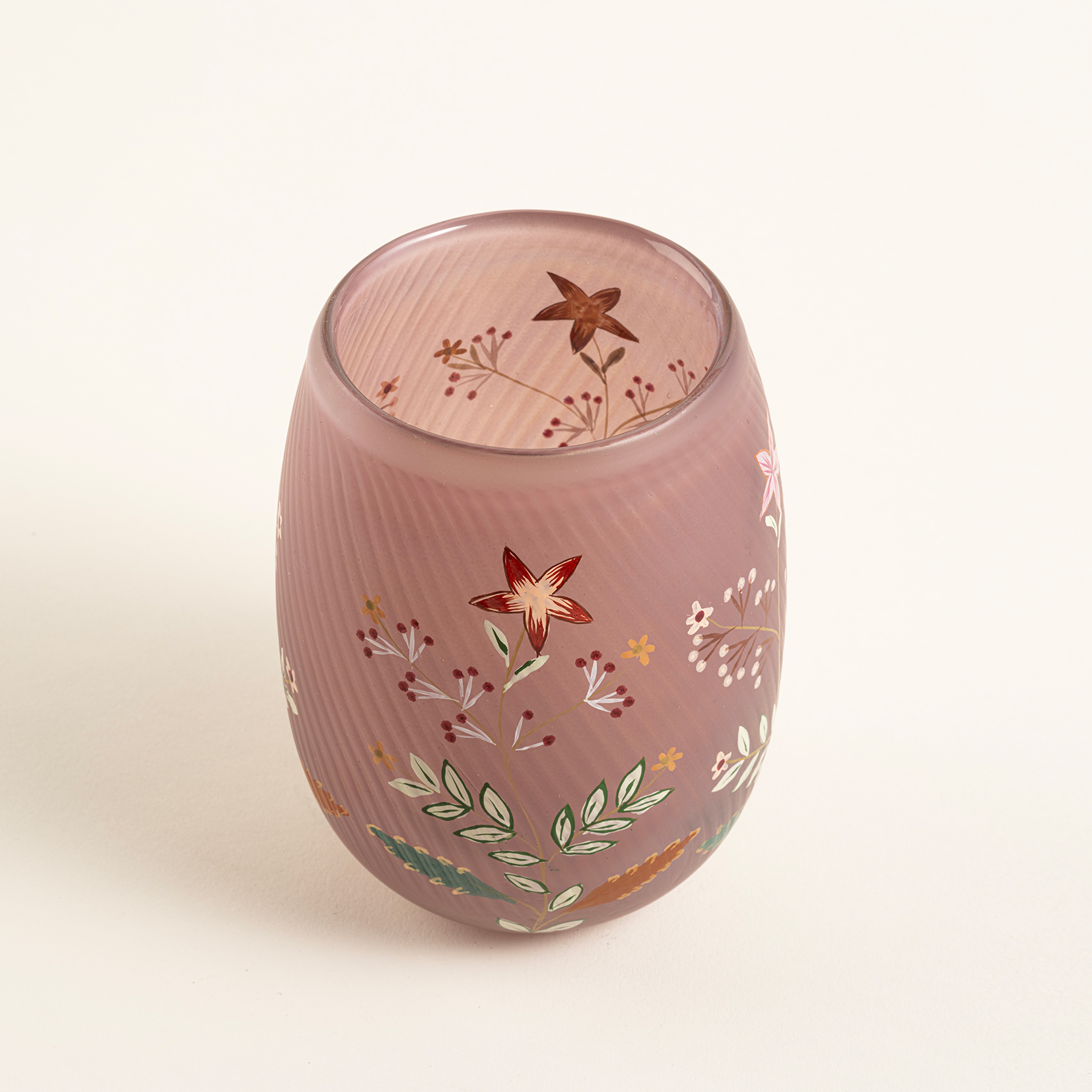 Aravalı Cam Dekoratif Kase 10x10x13.75 Cm Renkli