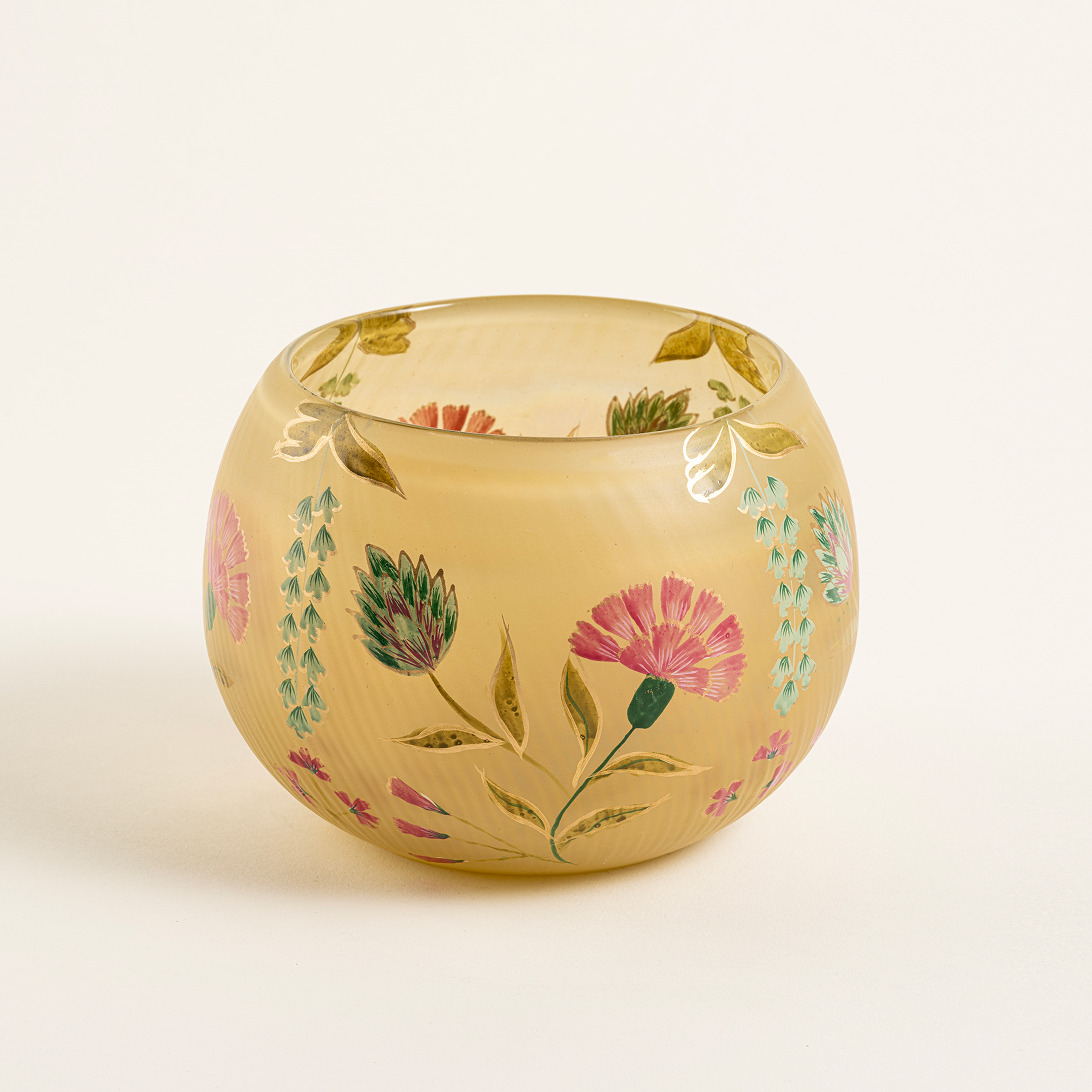 Aravalı Cam Dekoratif Kase 14x14x11 Cm Renkli