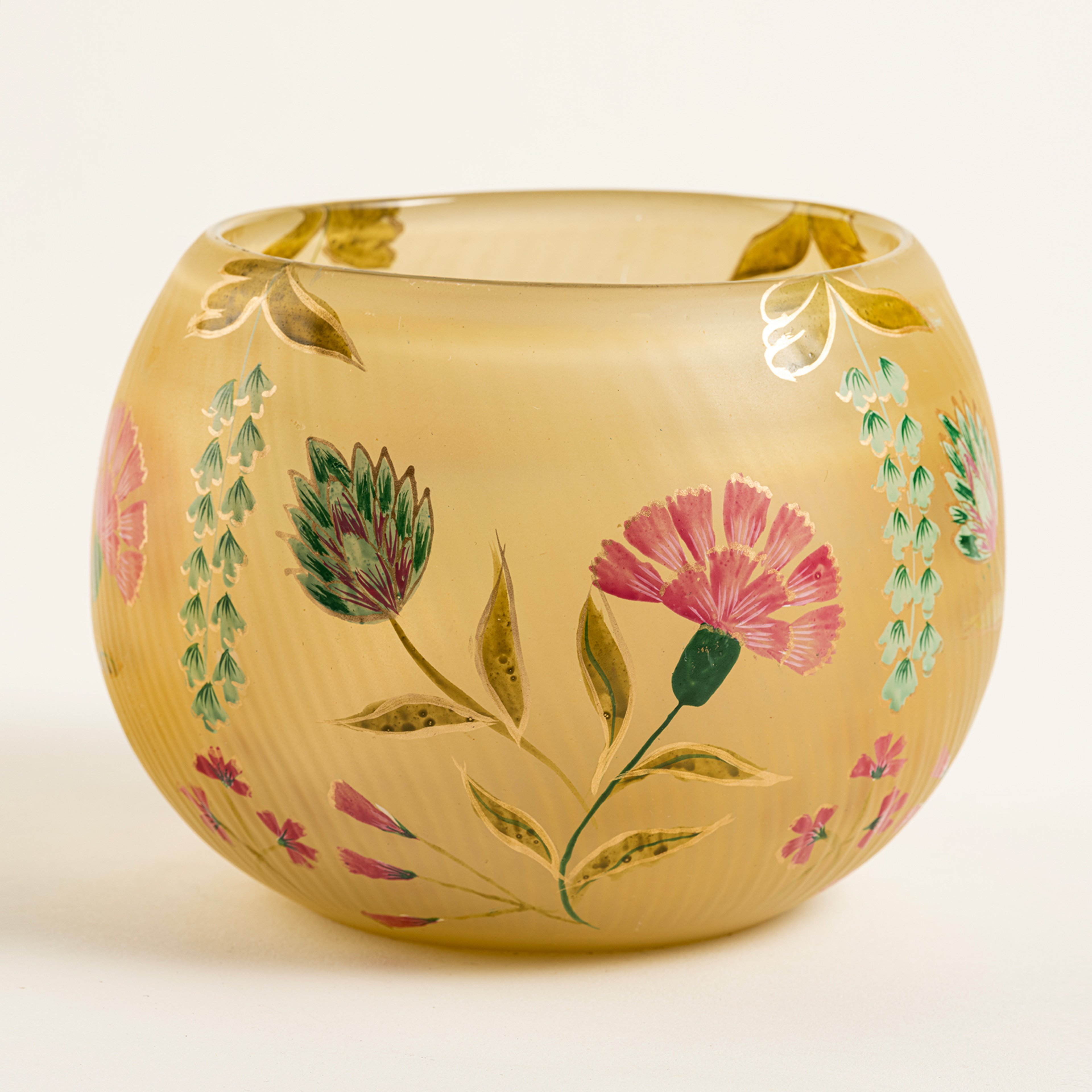 Aravalı Cam Dekoratif Kase 14x14x11 Cm Renkli