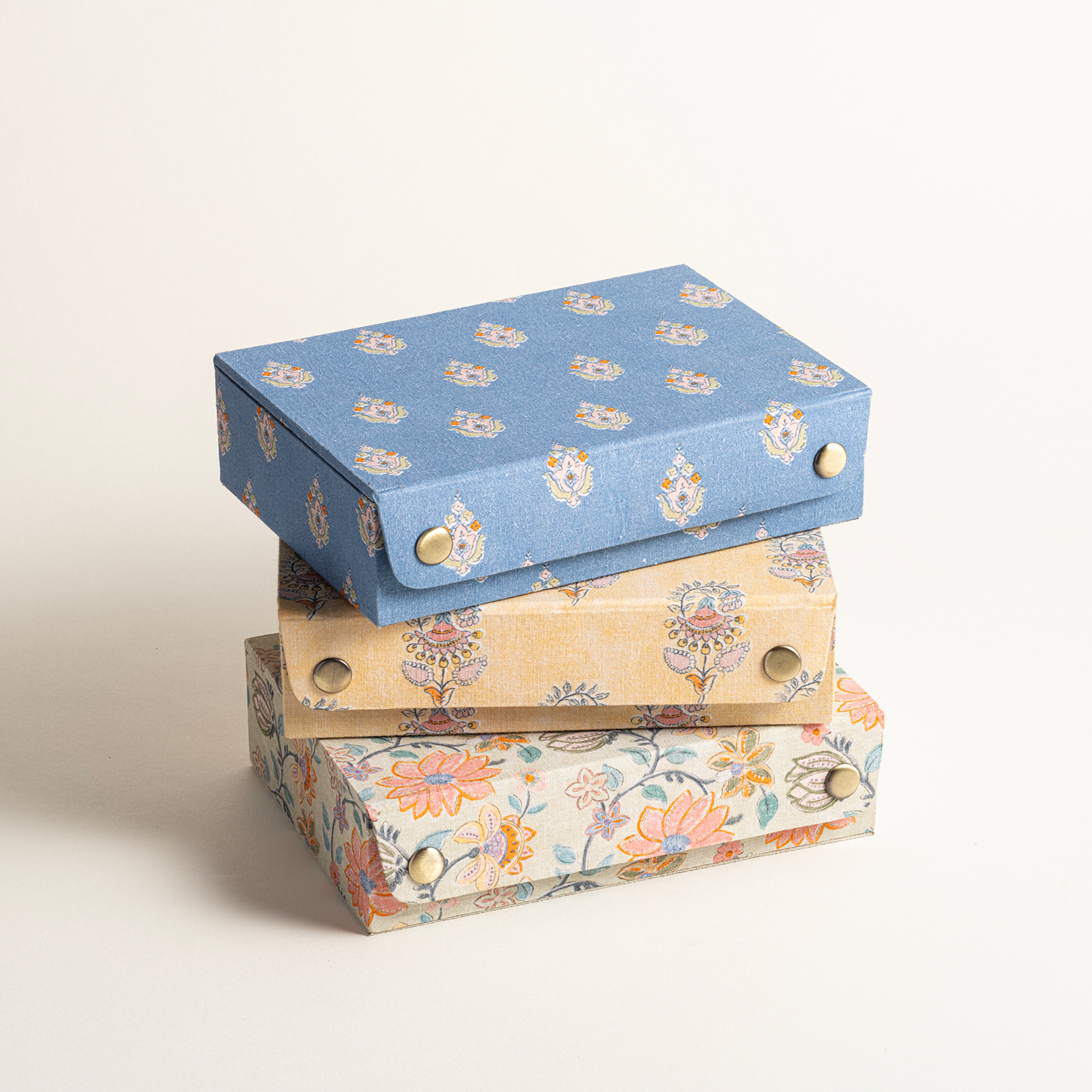 Noıda Pamuk Dekoratif Kutu 17.80x12.70x4.80 Cm Yeşil