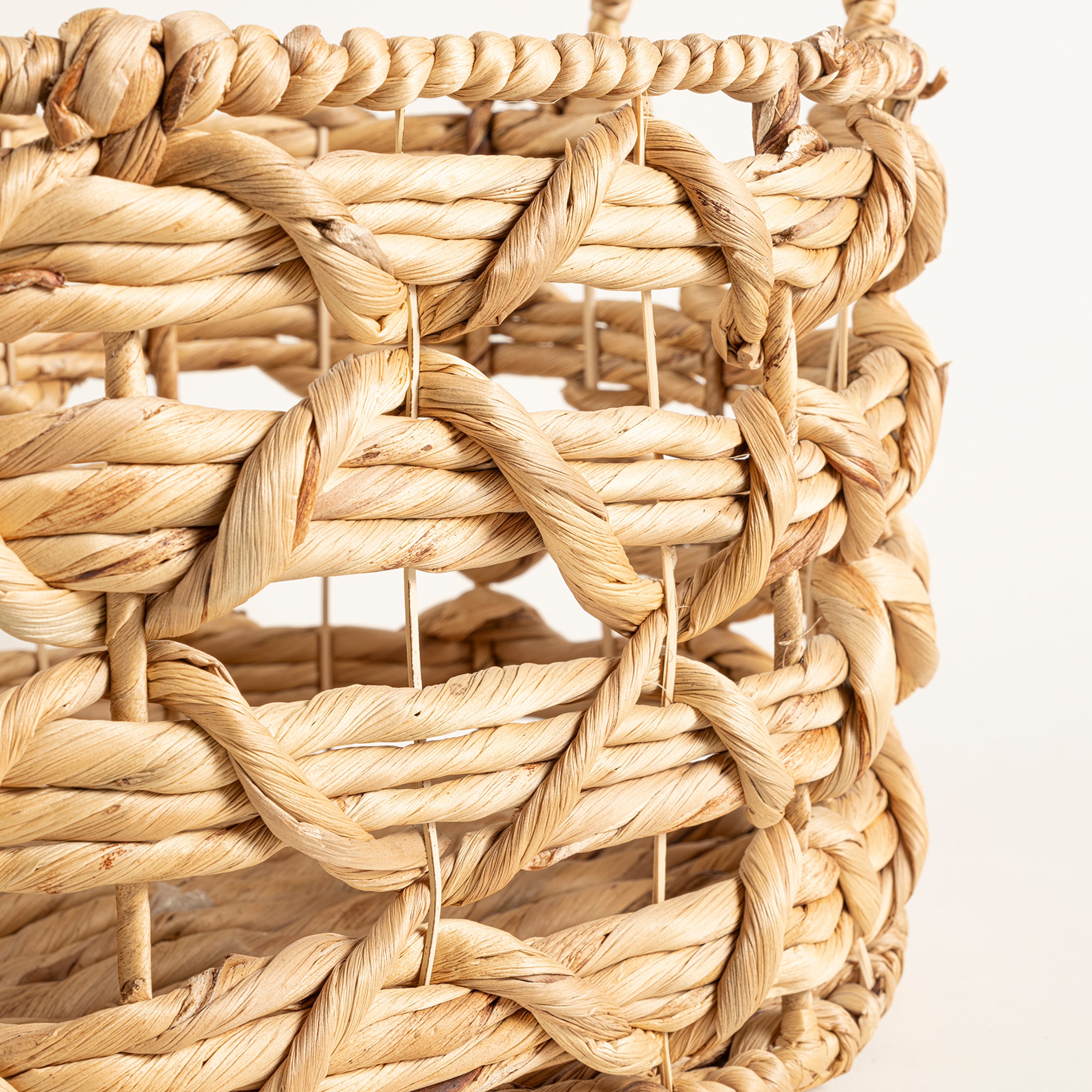 Polı Su Sümbülü Sepet 35x26x26 Cm Natural