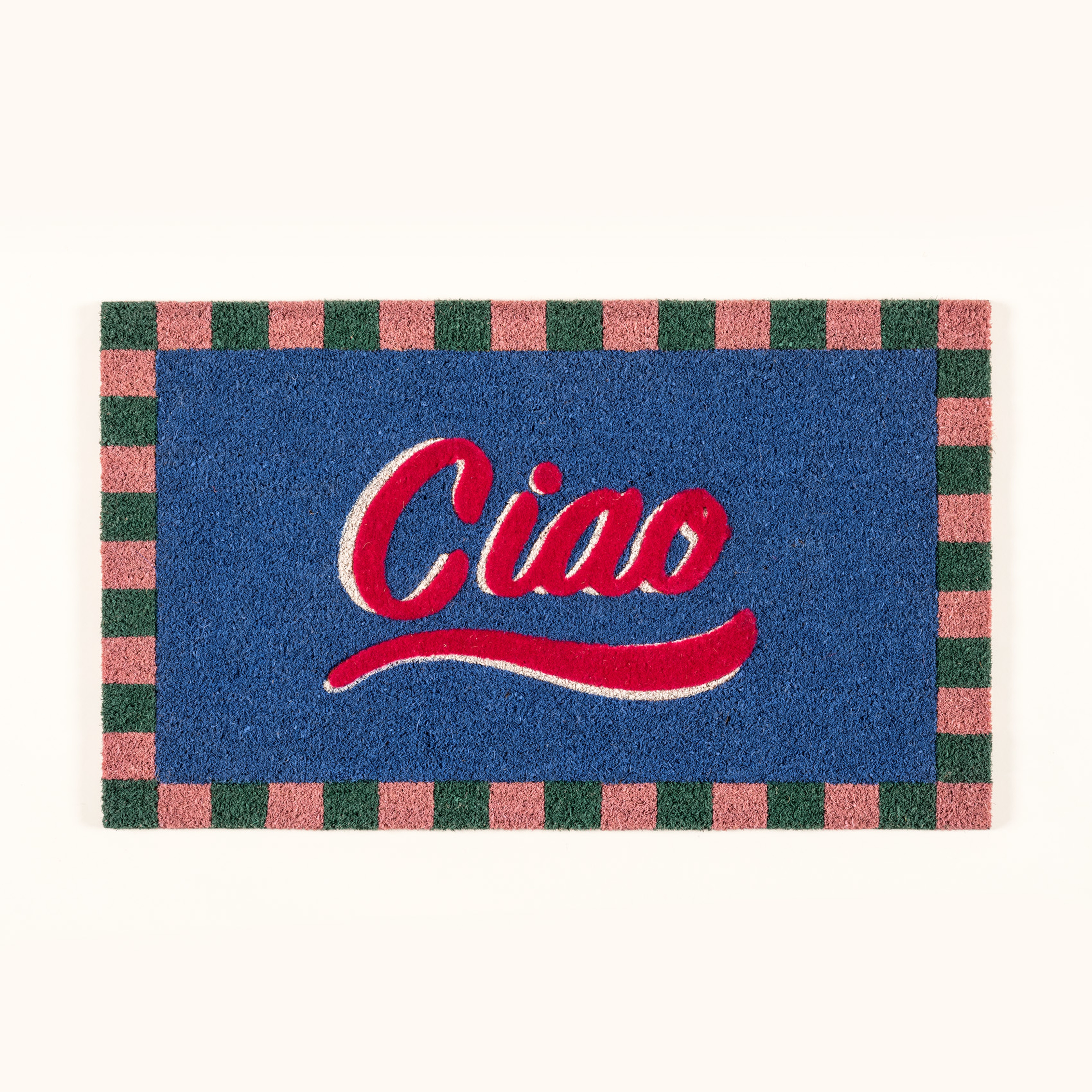 Kerala Coır Kapı Önü Paspası 45x75 Cm Mavi