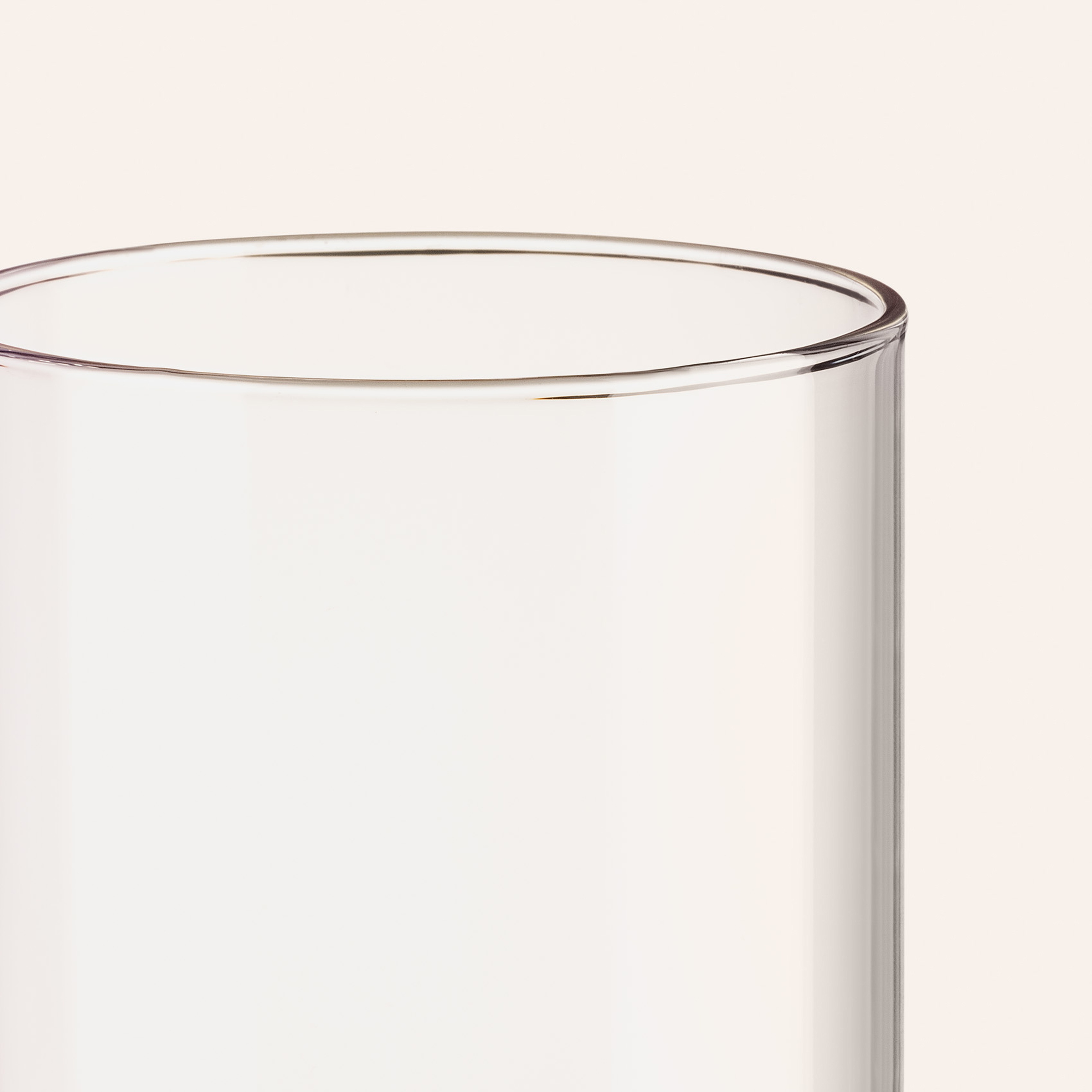 Henan Borosilikat Cam Su Bardağı 370 Ml Pembe