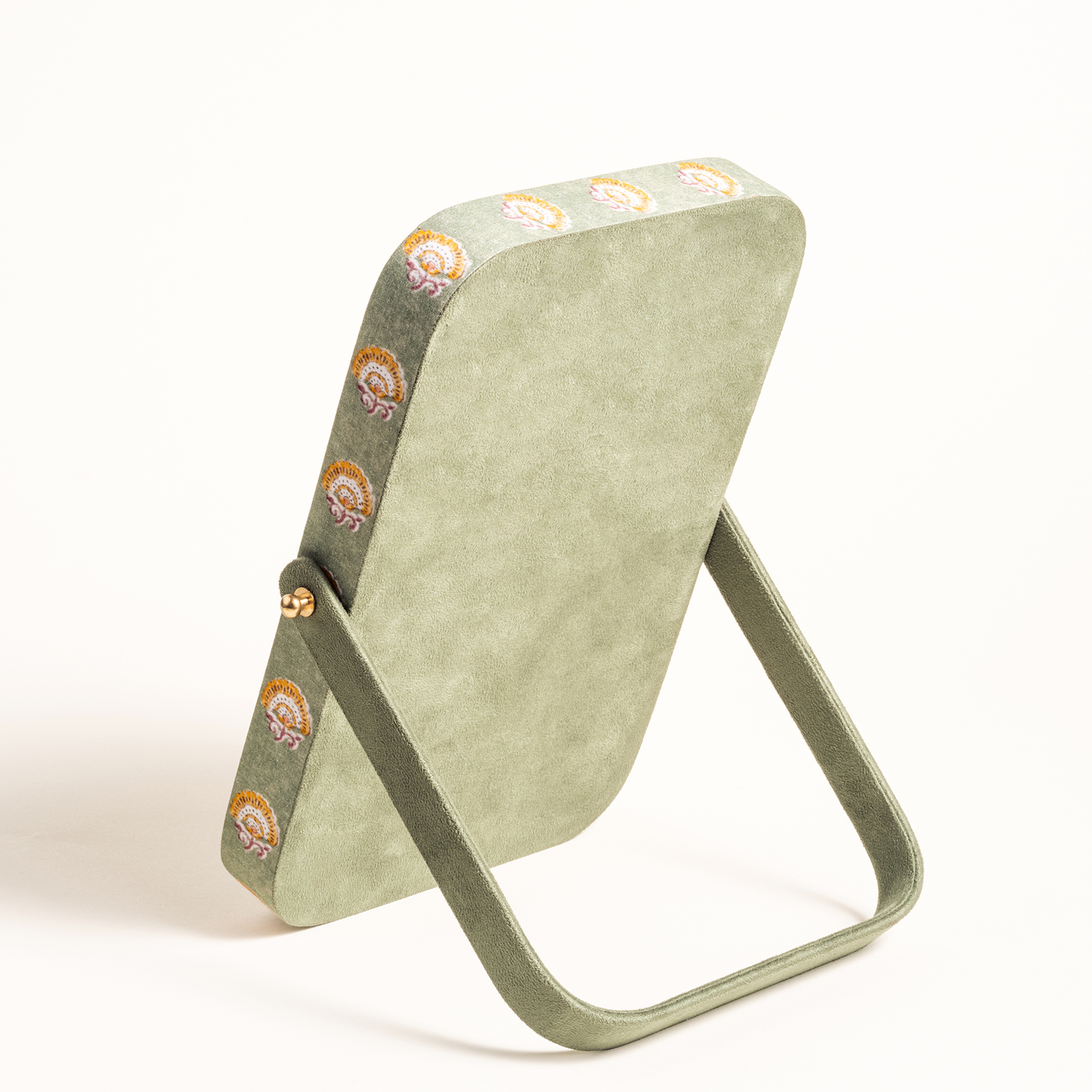 Noıda Baskılı Pamuk Ayna 26x17 Cm Orman Yeşilı