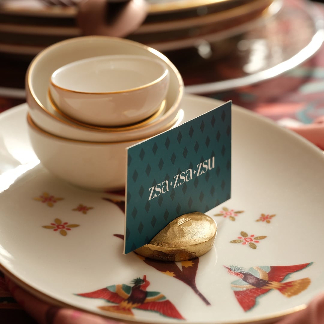 Lotus Metal Dekoratif Obje 4 Cm Mat Altın